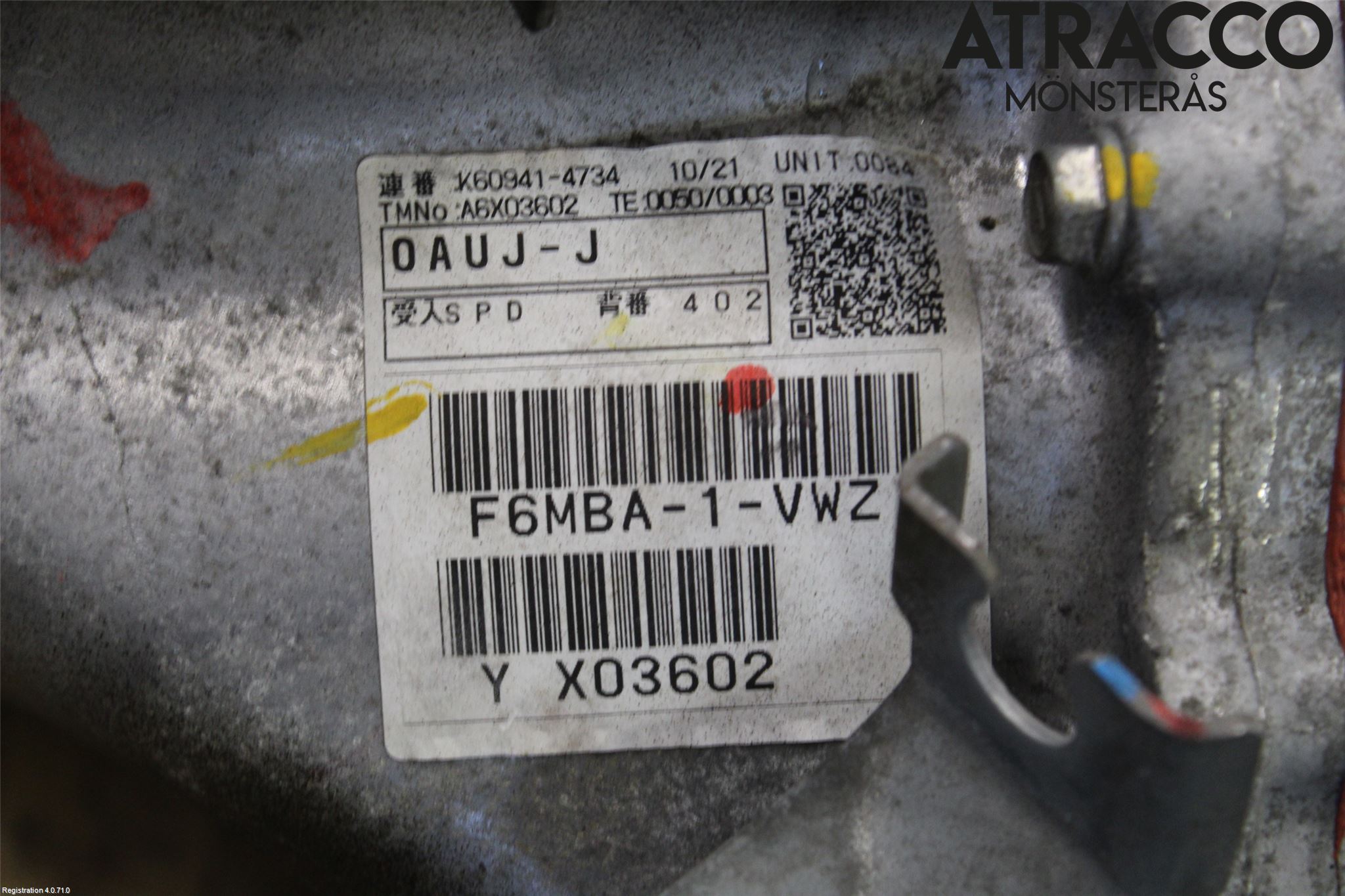 Mitsubishi OUTLANDER 13-21 Växellåda Man 6 Vxl