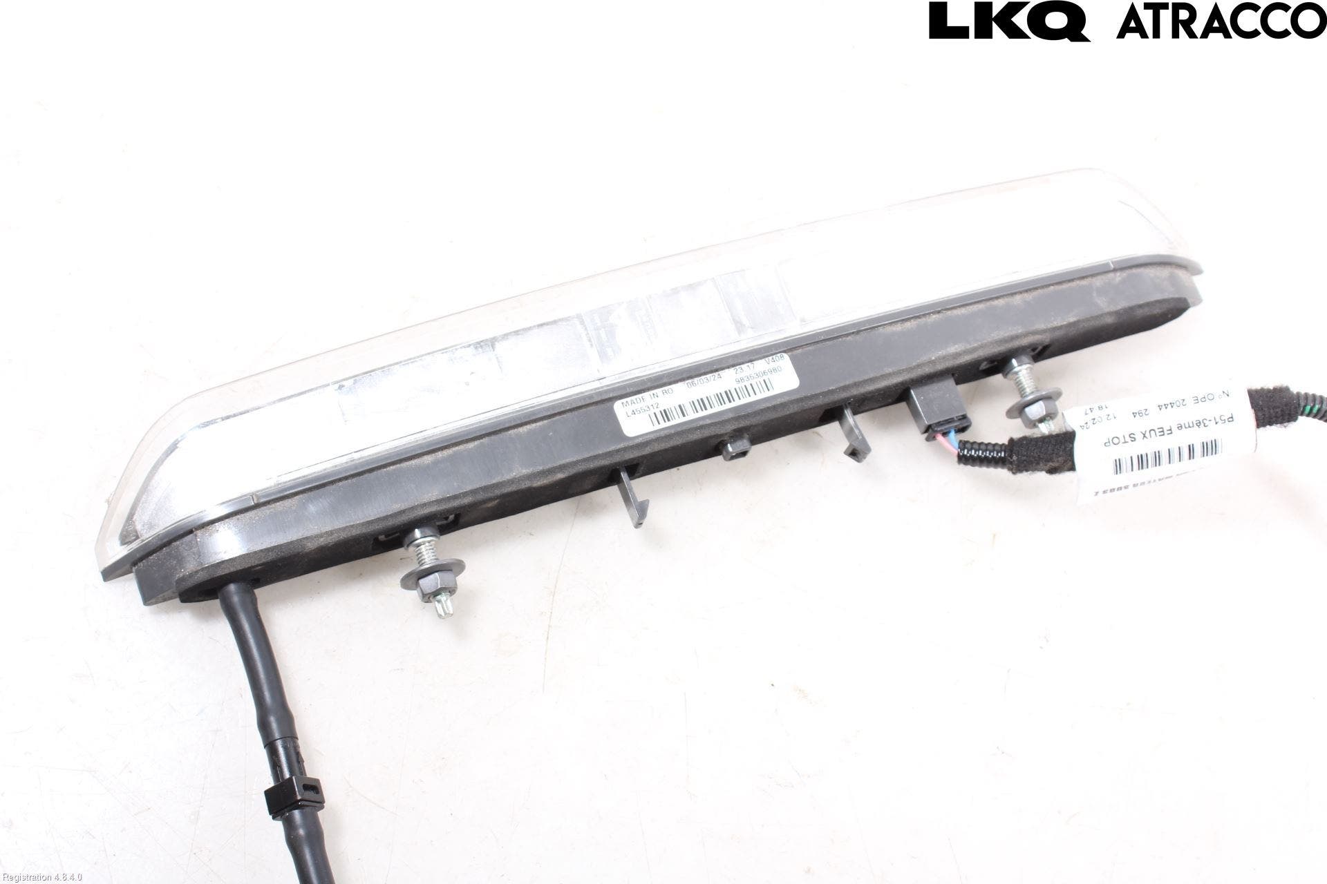 Peugeot 308/E-308 21- Bromsljus Bakruta