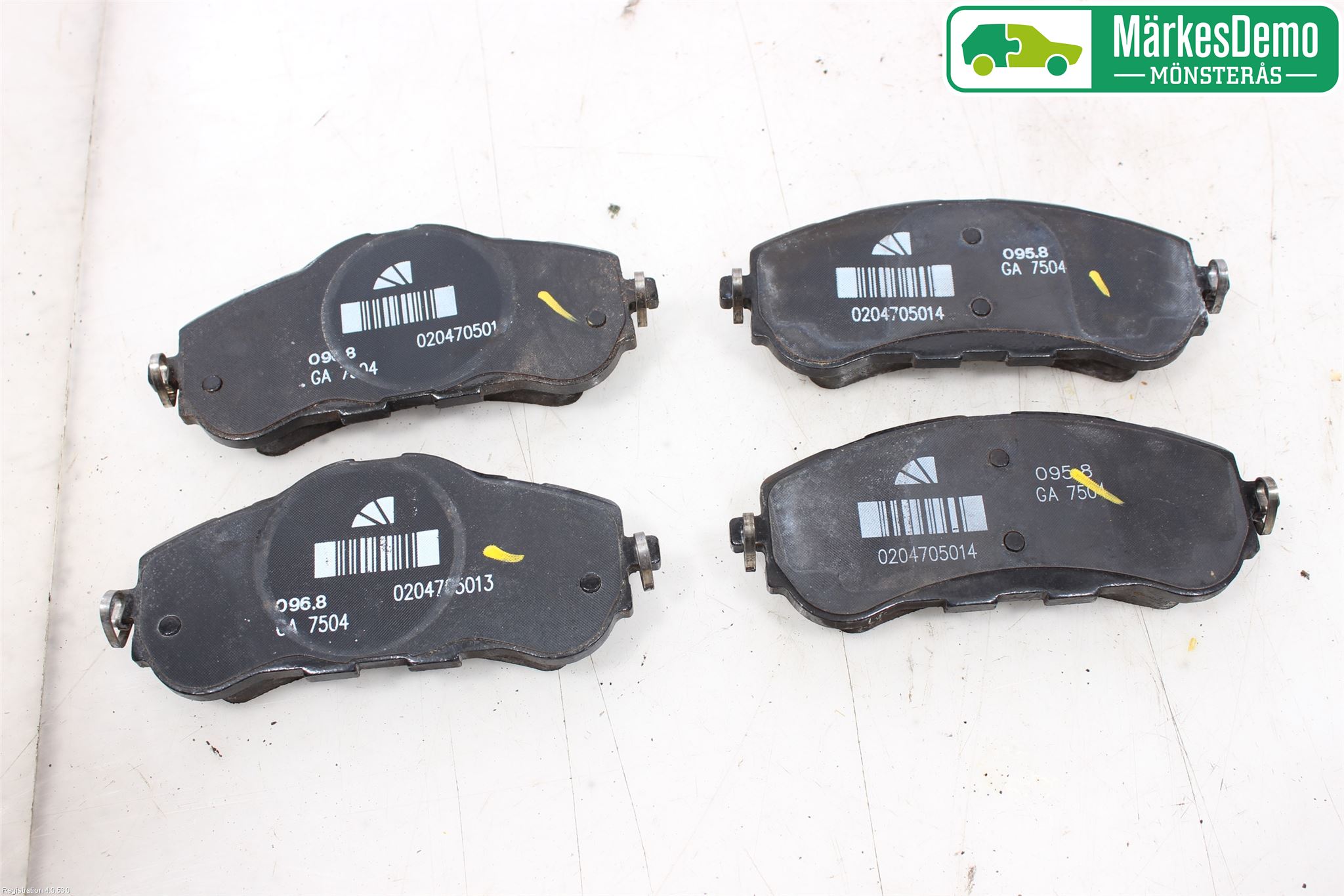 Peugeot 308 14-21 Bromsbelägg Fram