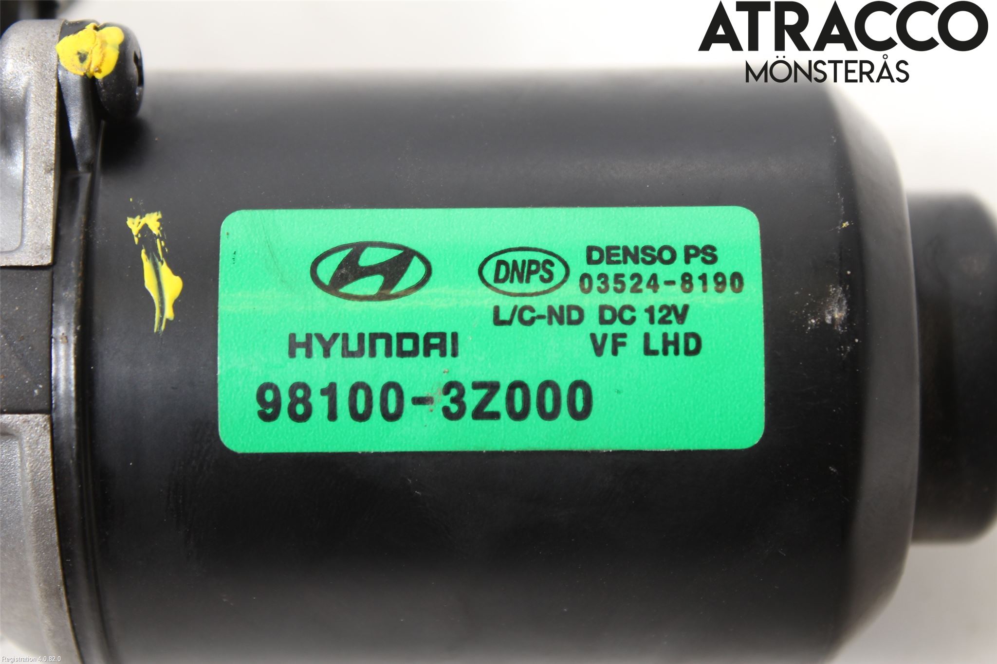 Hyundai i40 16-18 Torkarmotor Vindruta