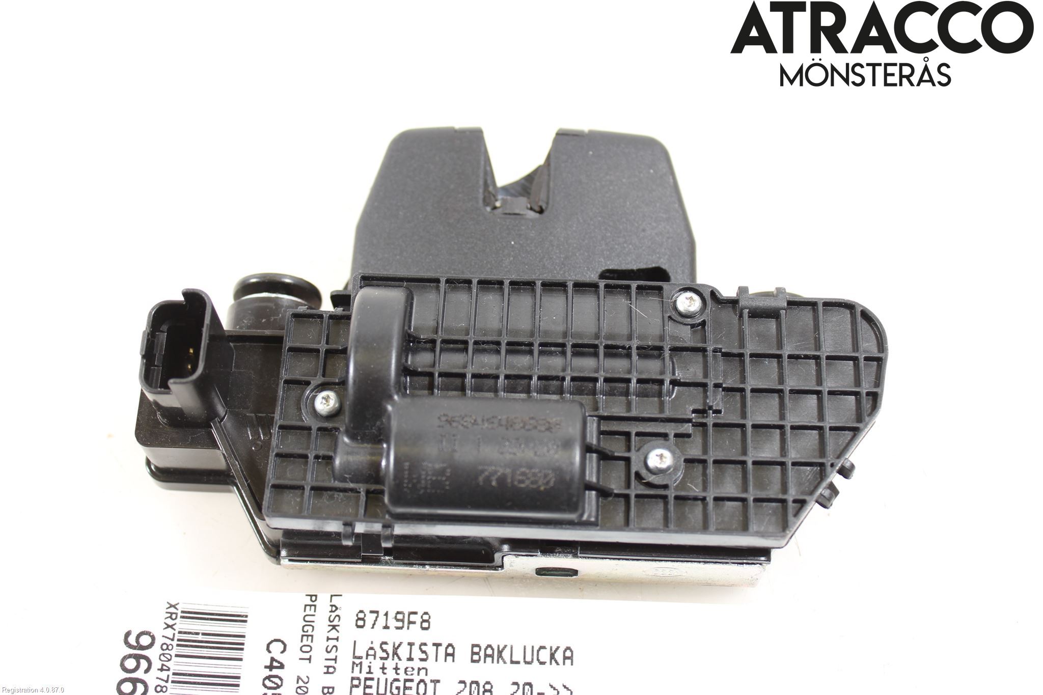 Peugeot 208/E-208 20- Låskista Baklucka