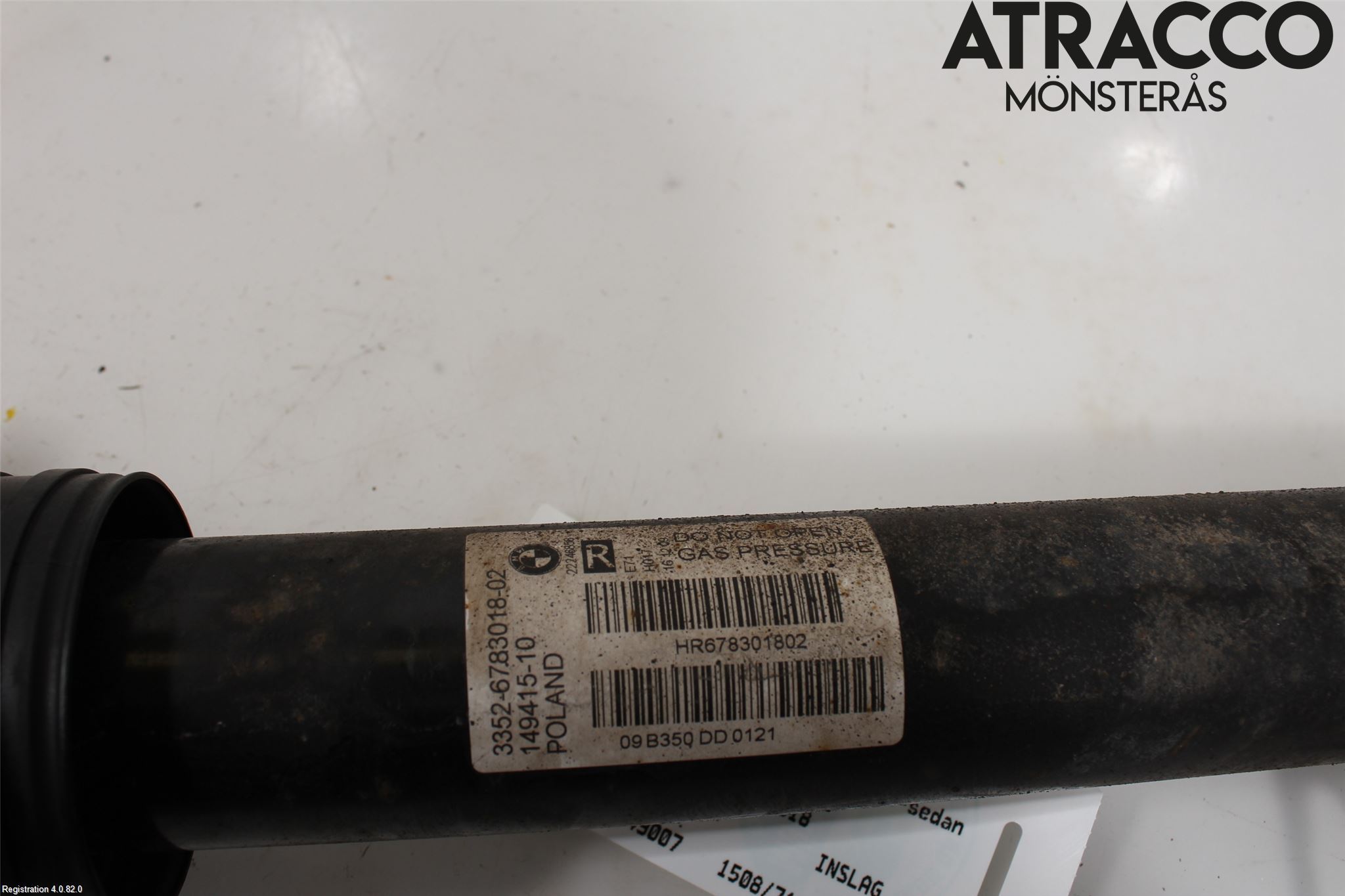 BMW X6 E71/E72   08-14 Stötdämpare Bak