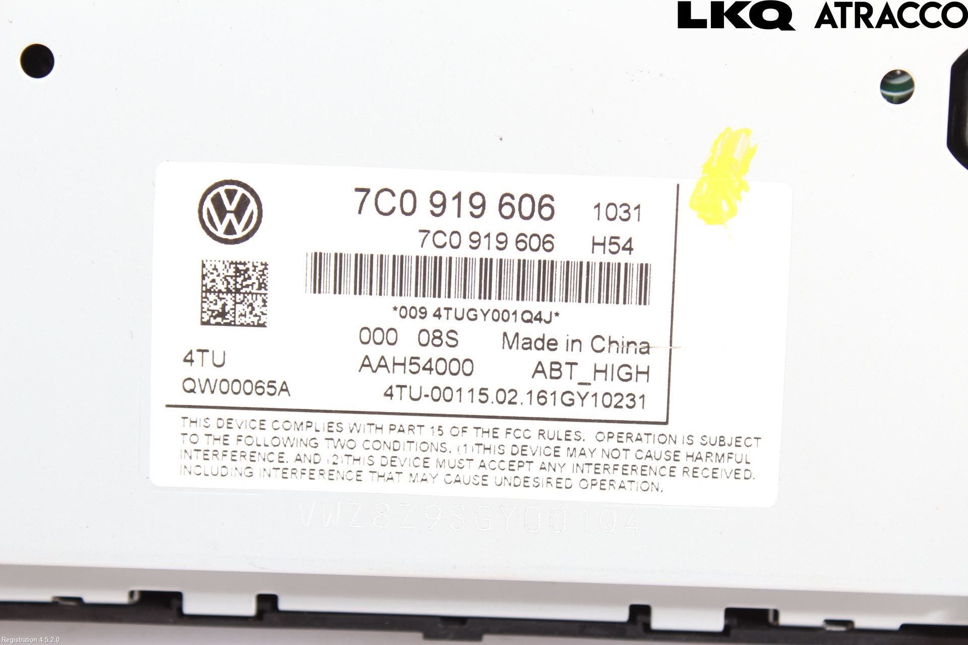 Volkswagen VW TIGUAN 16-24 Cd Radio - Multimediapanel