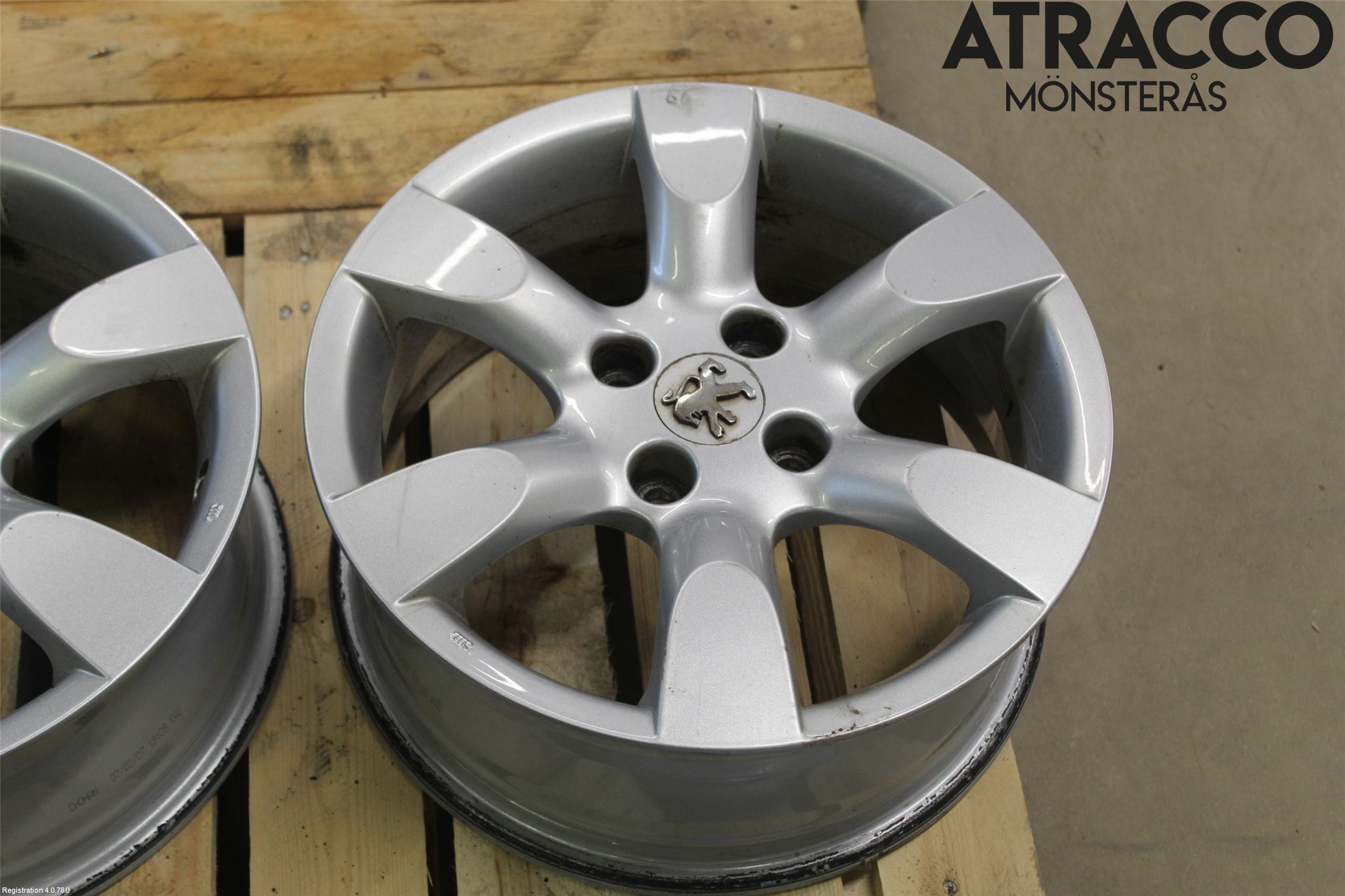 Peugeot 307     05-08 Fälgsats Aluminium