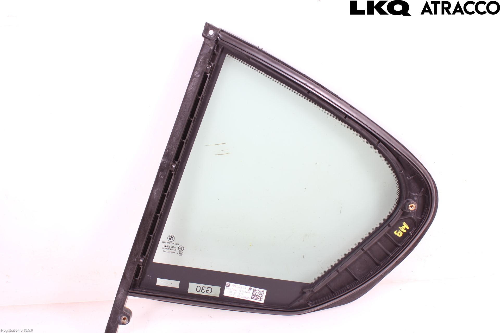 BMW 5 G30/G31/F90 17-23 Dörruta Bak Lilla Hö