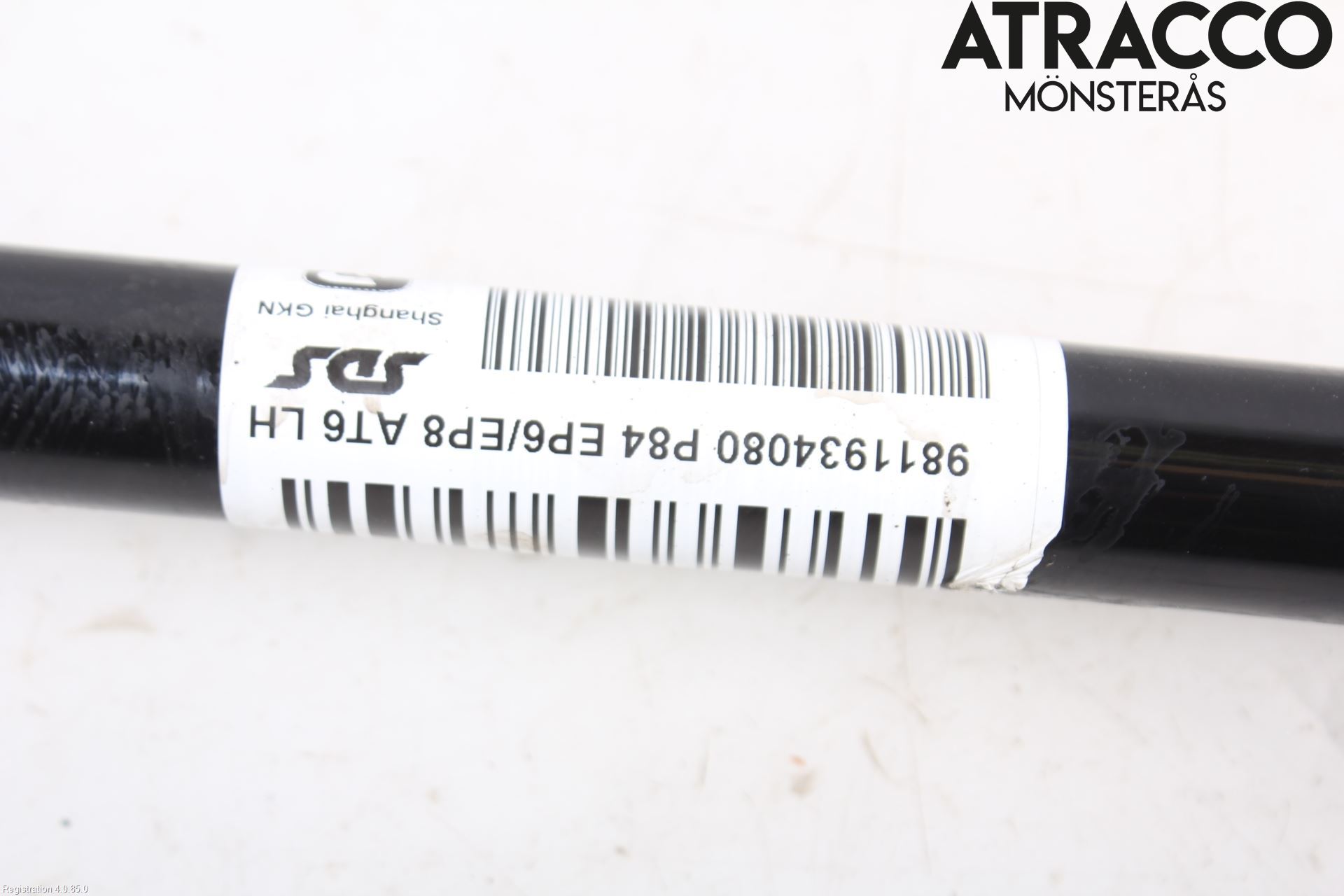 Peugeot 3008 17-24 Drivaxel Fram Vänster