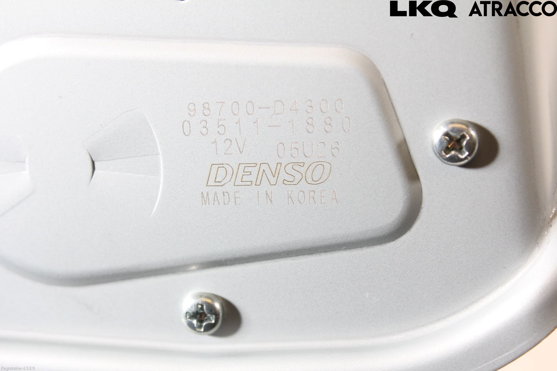 Kia OPTIMA 16-20 Torkarmotor Baklucka