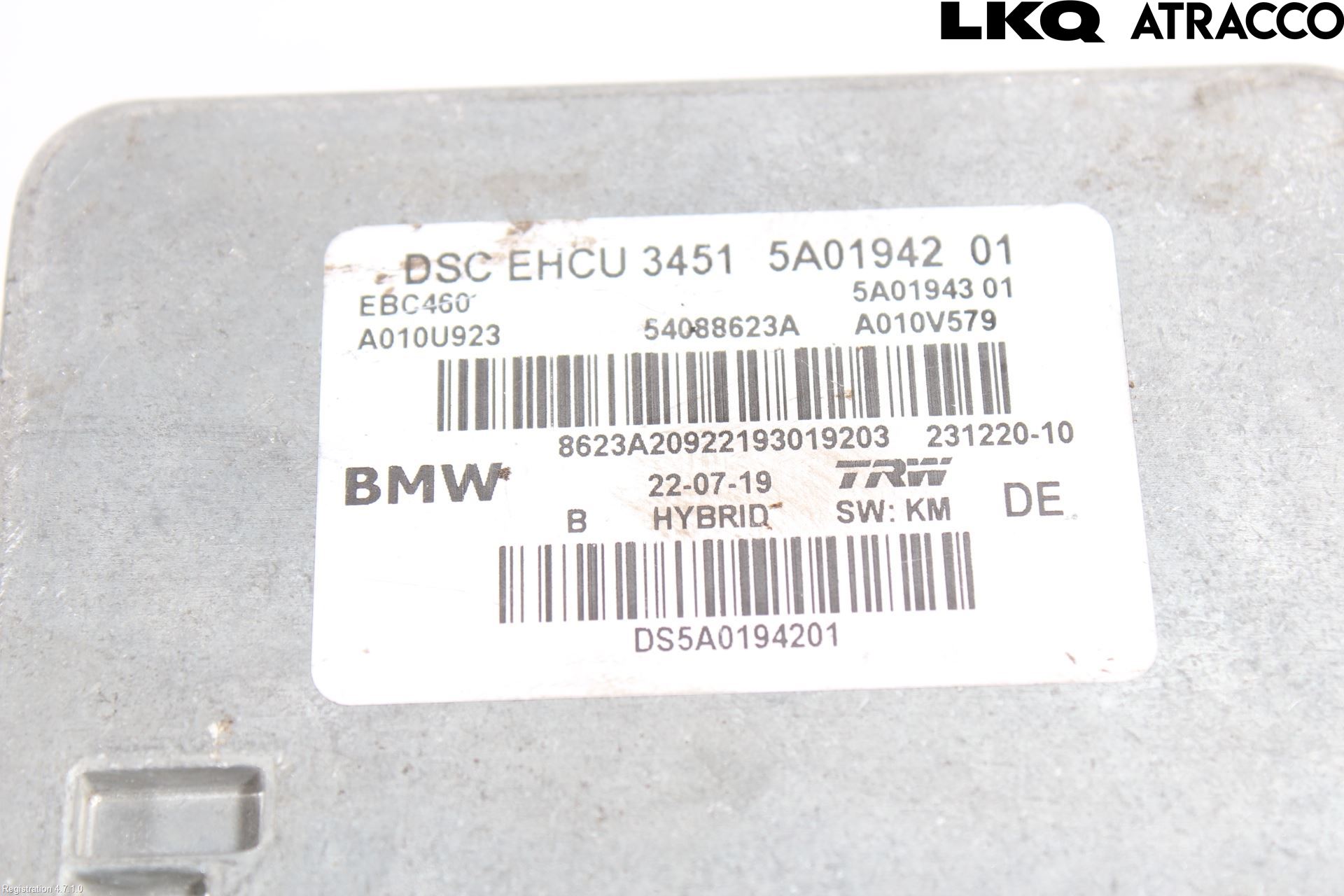BMW 5 G30/G31/F90 17-23 Abs Hydraulaggregat