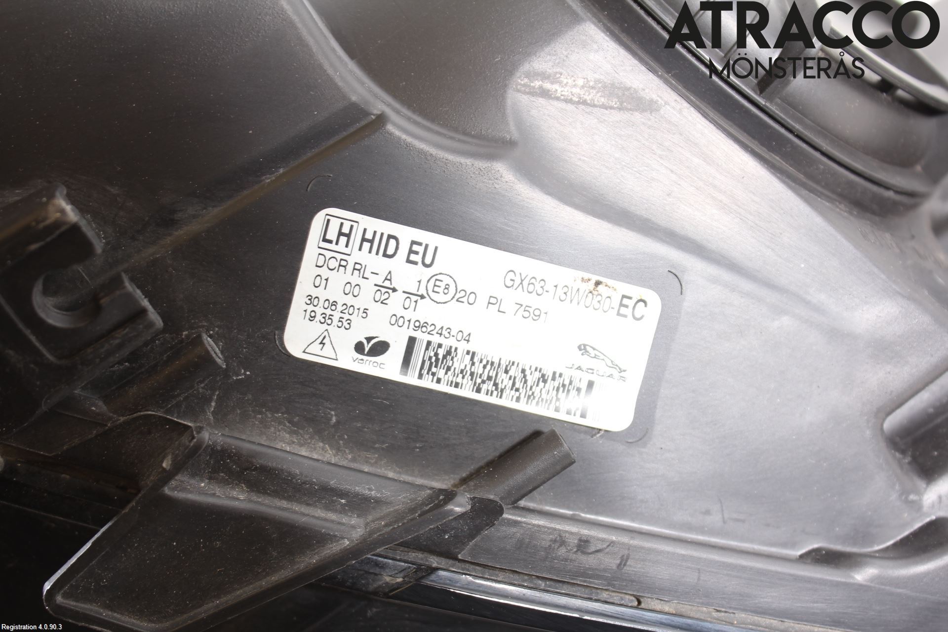 Jaguar XF (X260) 16-24 Strålkastare Vänster