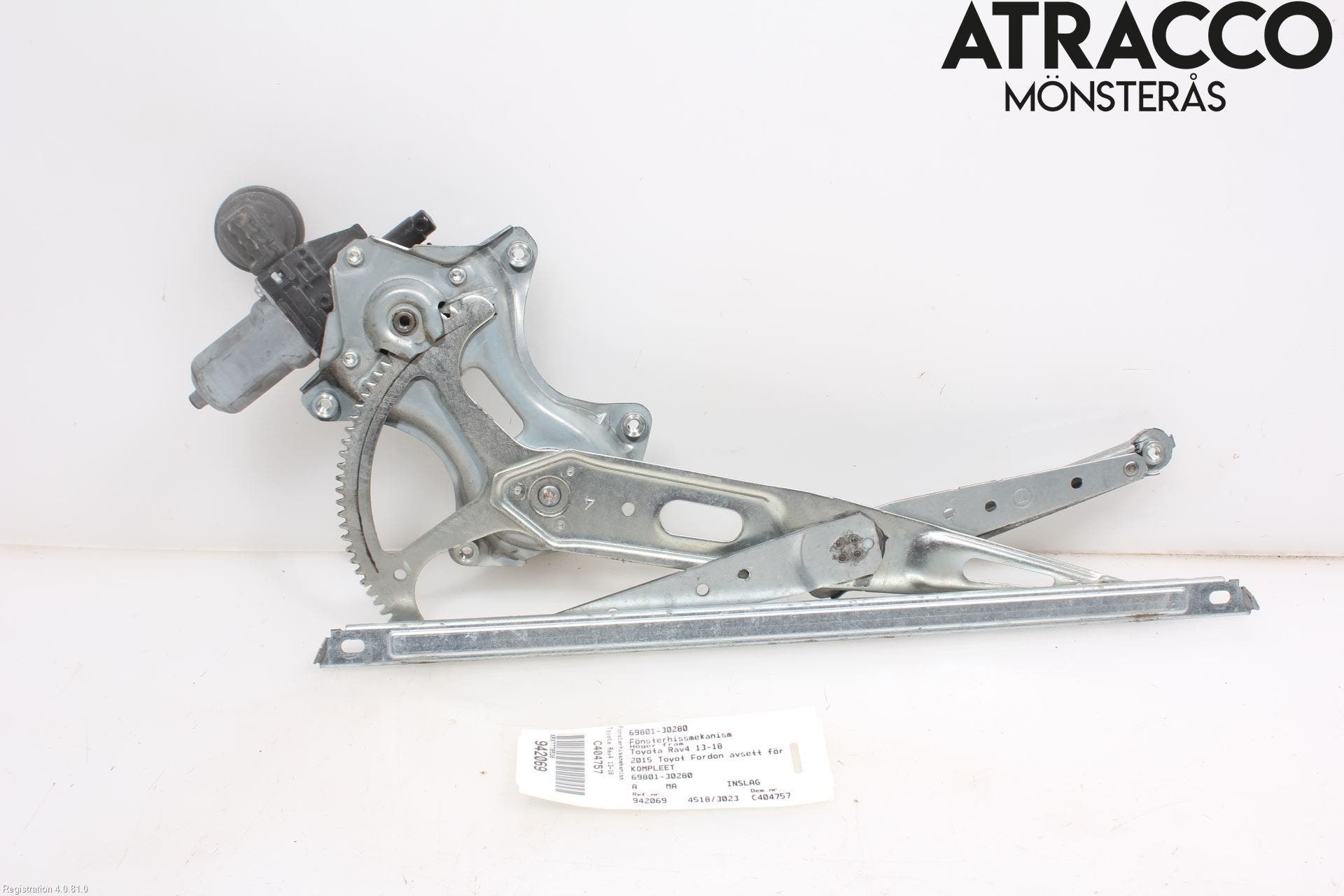 Toyota RAV4 13-18 Fönsterhissmekanism