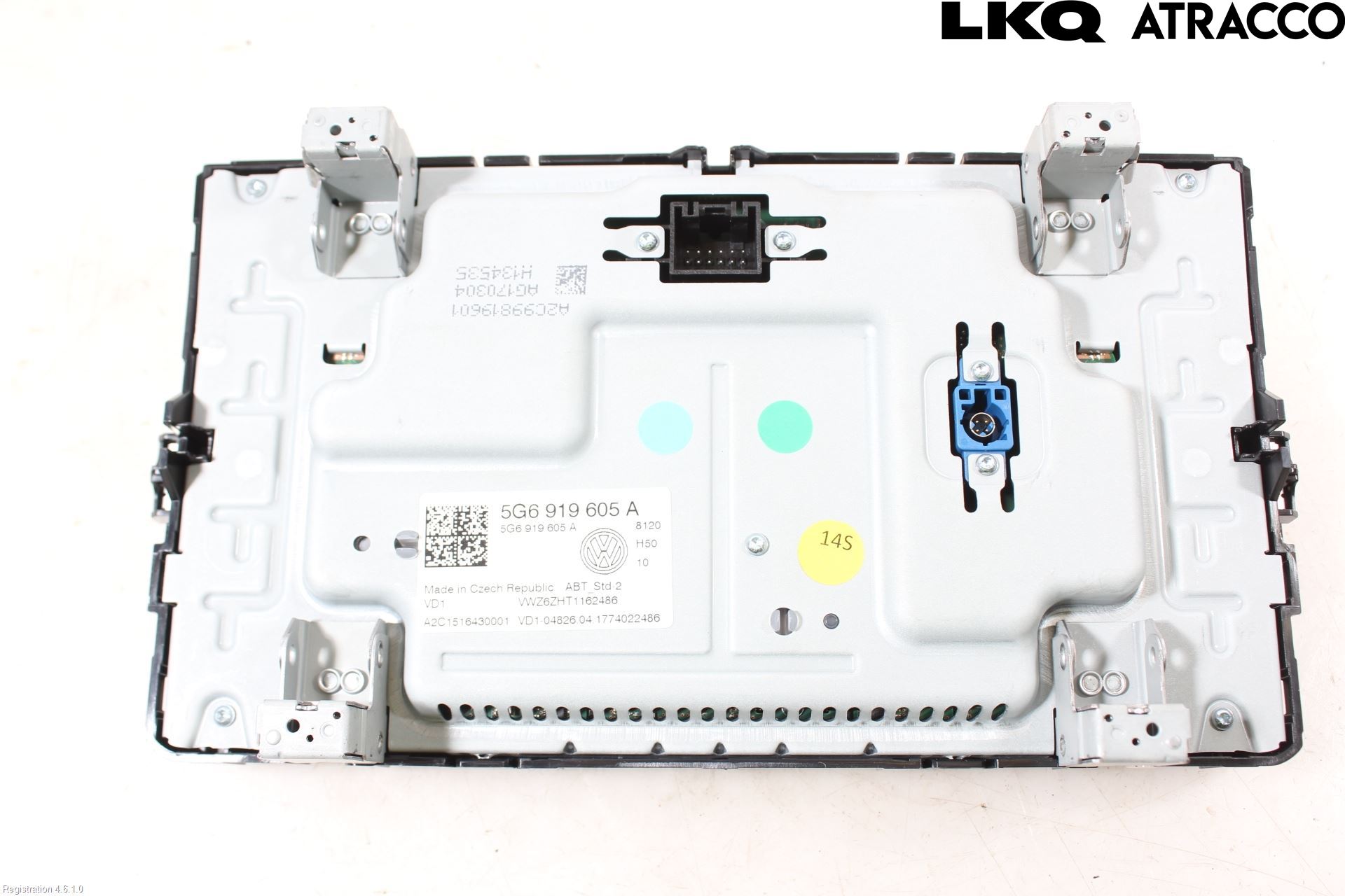 Volkswagen VW GOLF / E-GOLF VII 13-20 Cd Radio - Multimediapanel