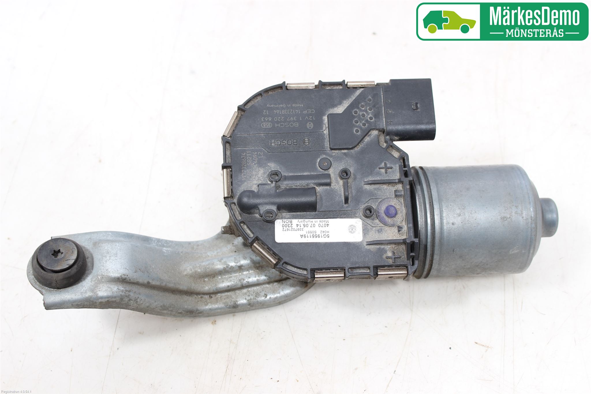 Volkswagen VW GOLF / E-GOLF VII 13-20 Torkarmotor Vindruta