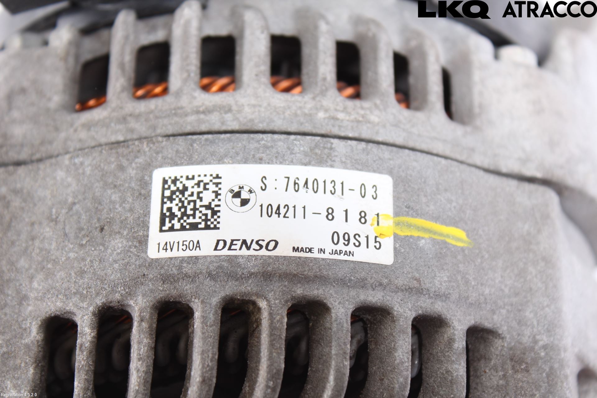BMW 2 F45 Active Tourer 14-21 Generator