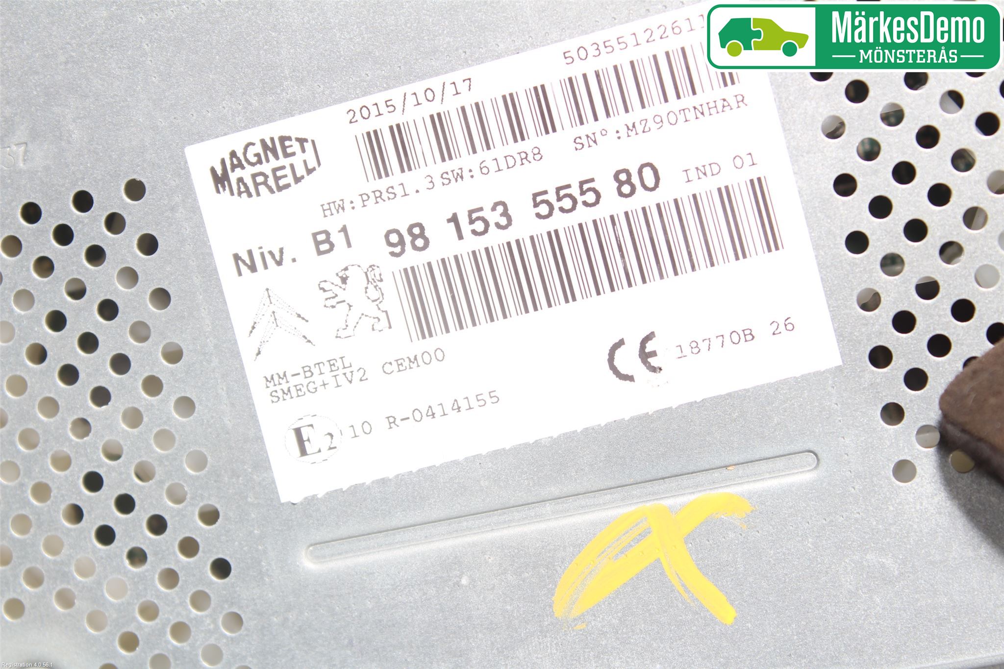 Citroen BERLINGO 08-18 Radio