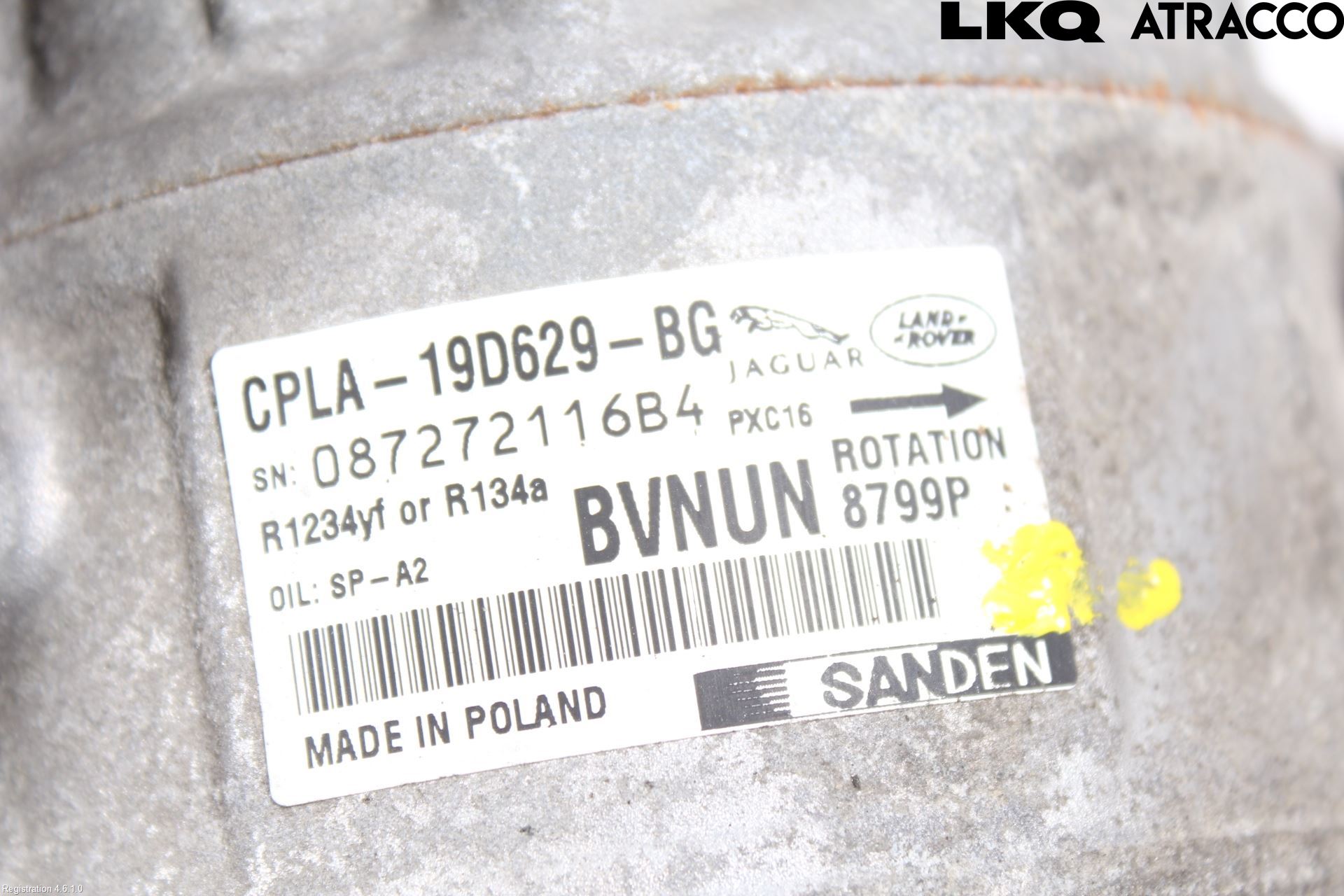 Jaguar F-PACE Ac Kompressor