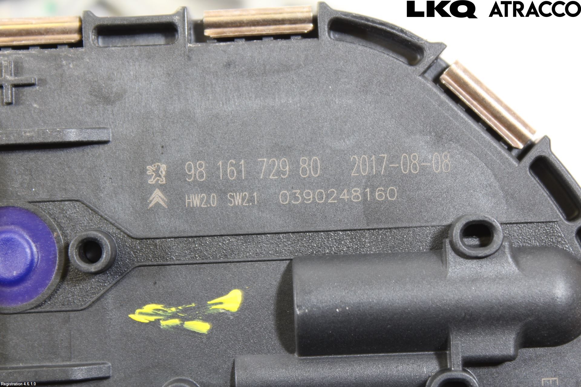 Citroen C4 GRAND PICASSO 14-18 Torkarmotor Vindruta