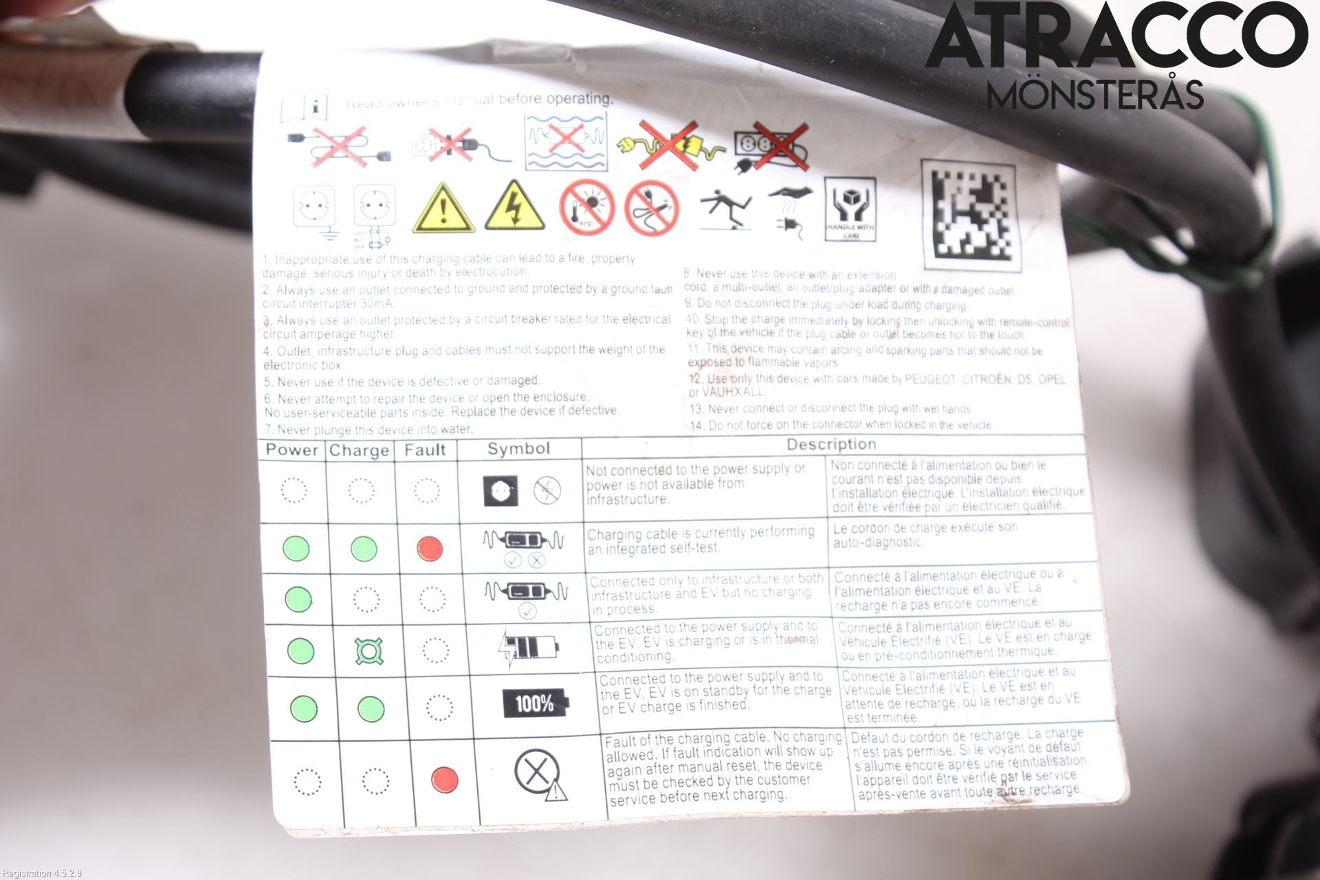 Peugeot 3008 17-24 Batteriladdare Högspänning