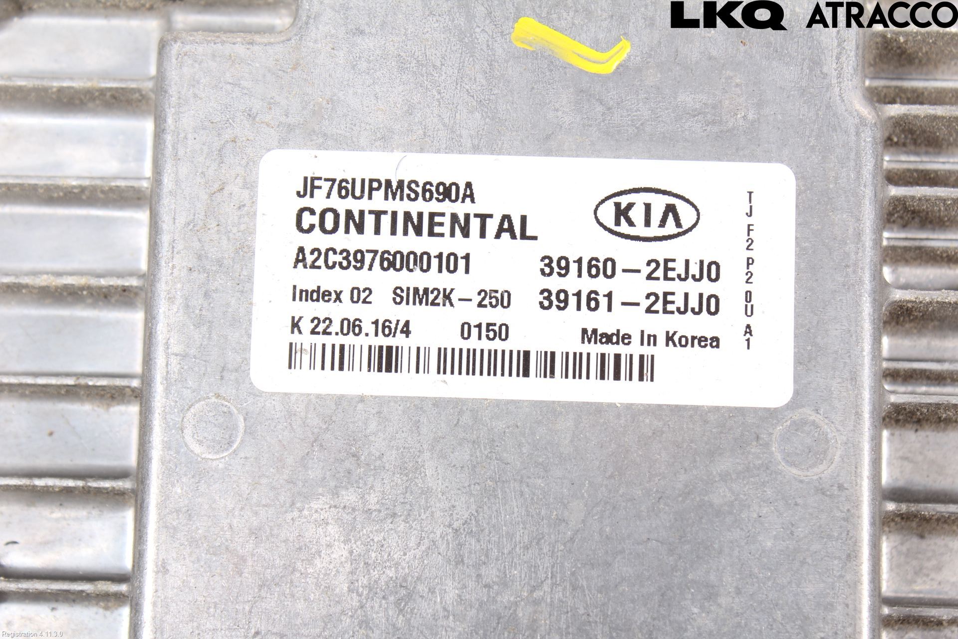 Kia OPTIMA 16-20 Styrenhet Insprut Bensin