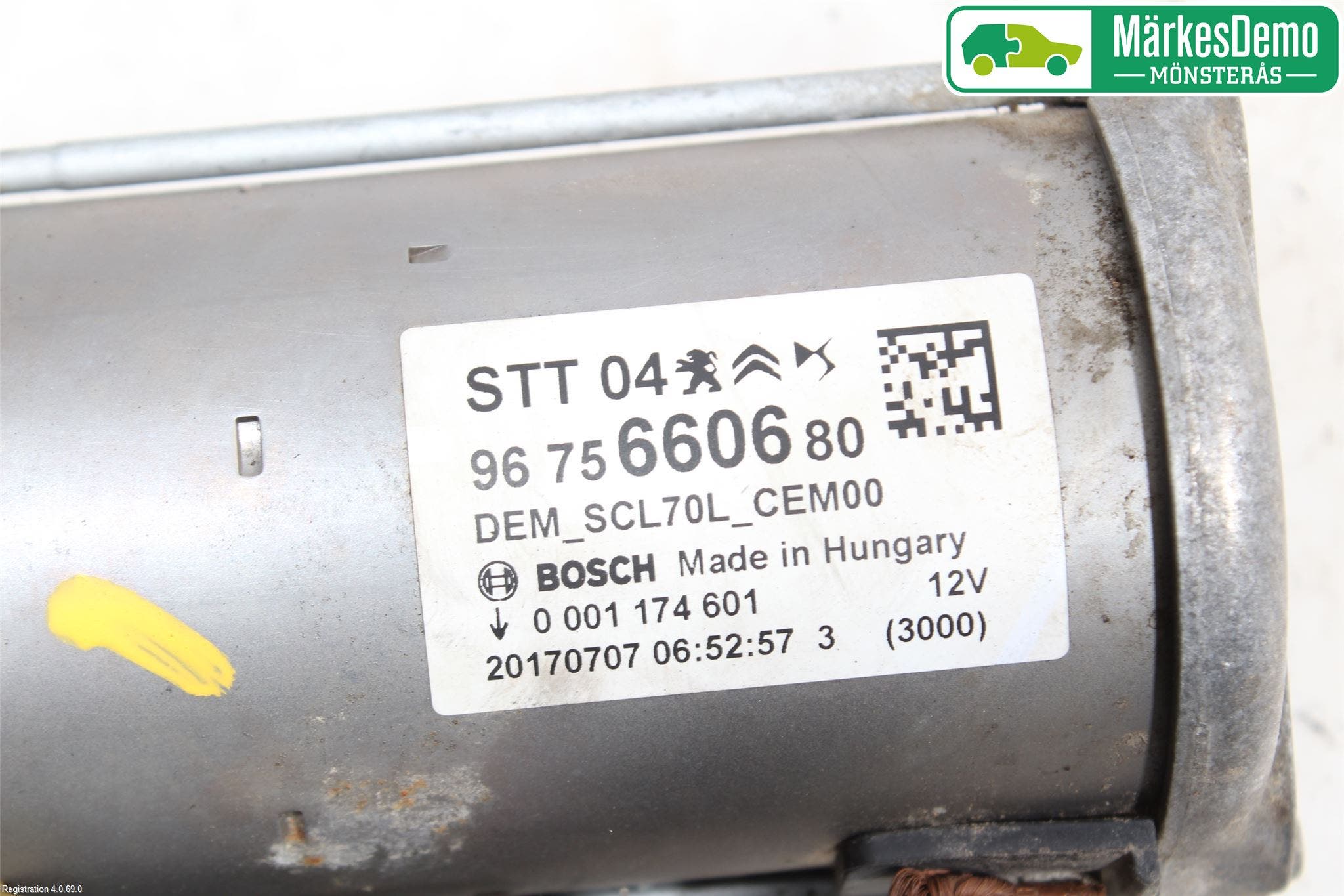Peugeot PARTNER 16-18 Startmotor Diesel