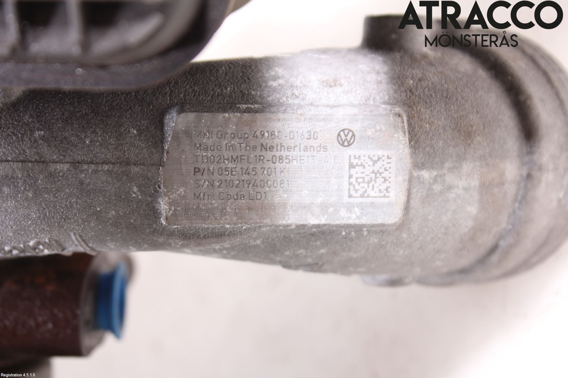 Volkswagen VW GOLF / E-GOLF VII 13-20 Turboaggregat