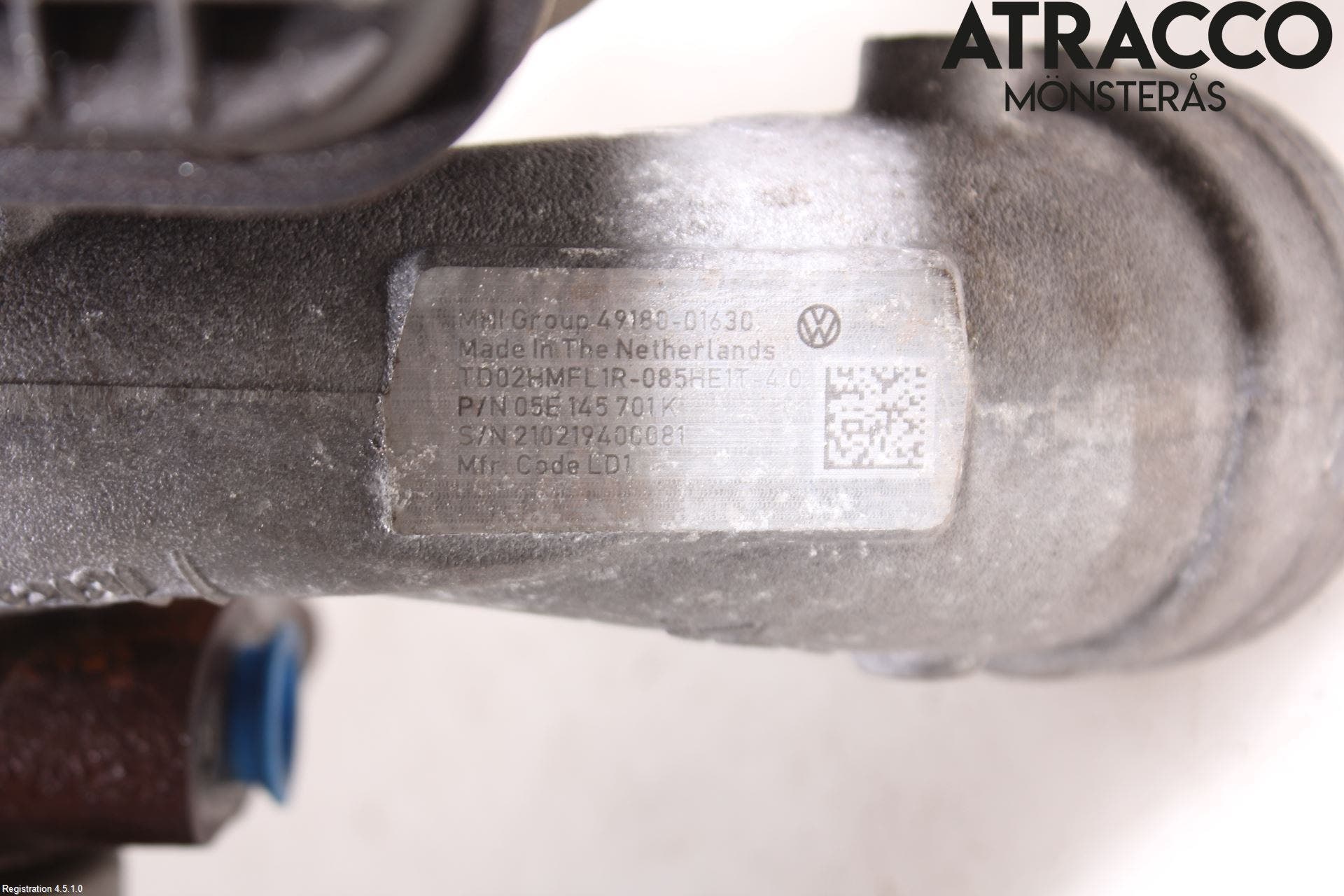 Volkswagen VW GOLF / E-GOLF VII 13-20 Turboaggregat