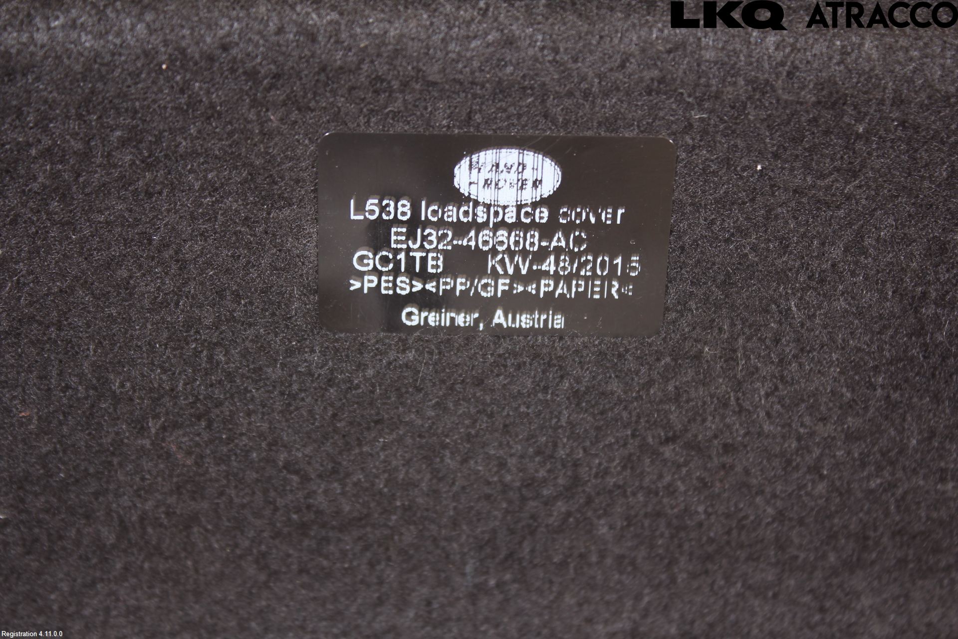 Landrover LAND ROVER RANGE ROVER EVOQUE (L538) 11-18 Hatthylla