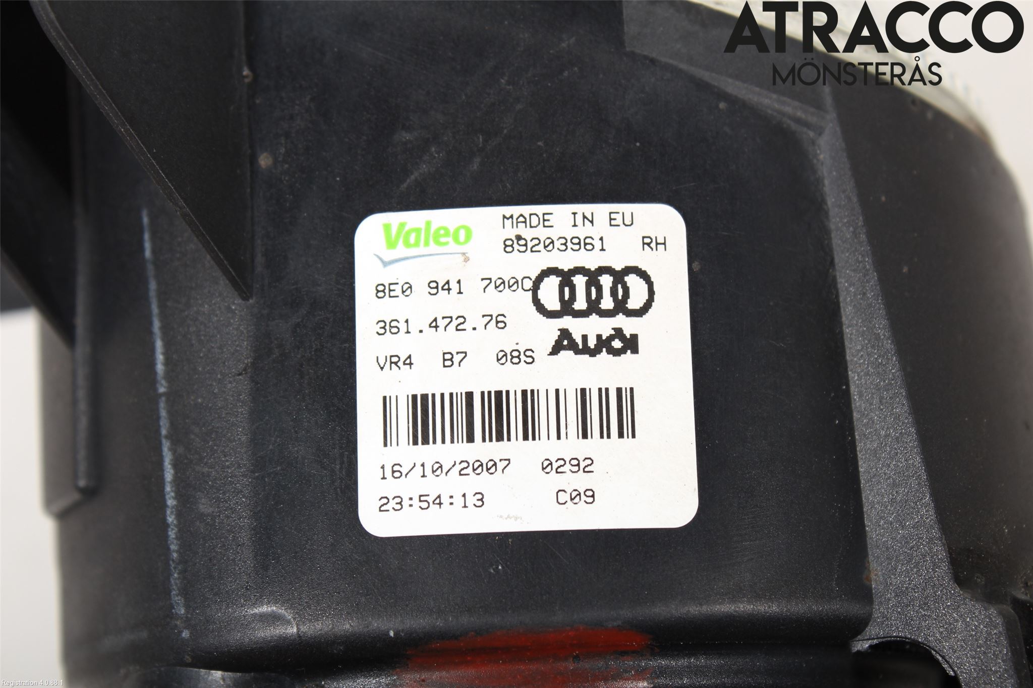 Audi A4/S4 05-07 Dimljus-Varselljus Fram