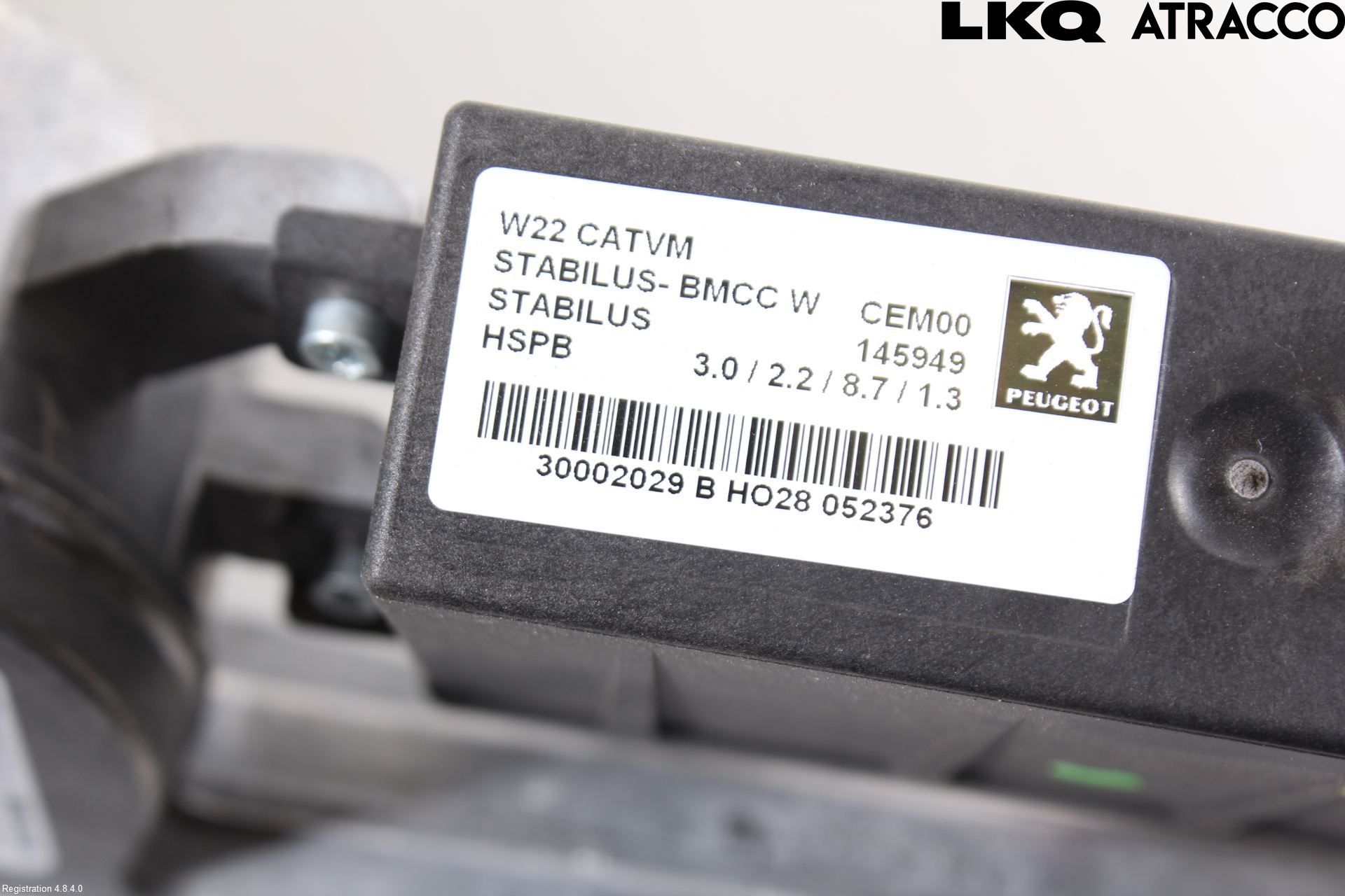 Peugeot 508 11-18 Bakluckeöppnare Automatisk