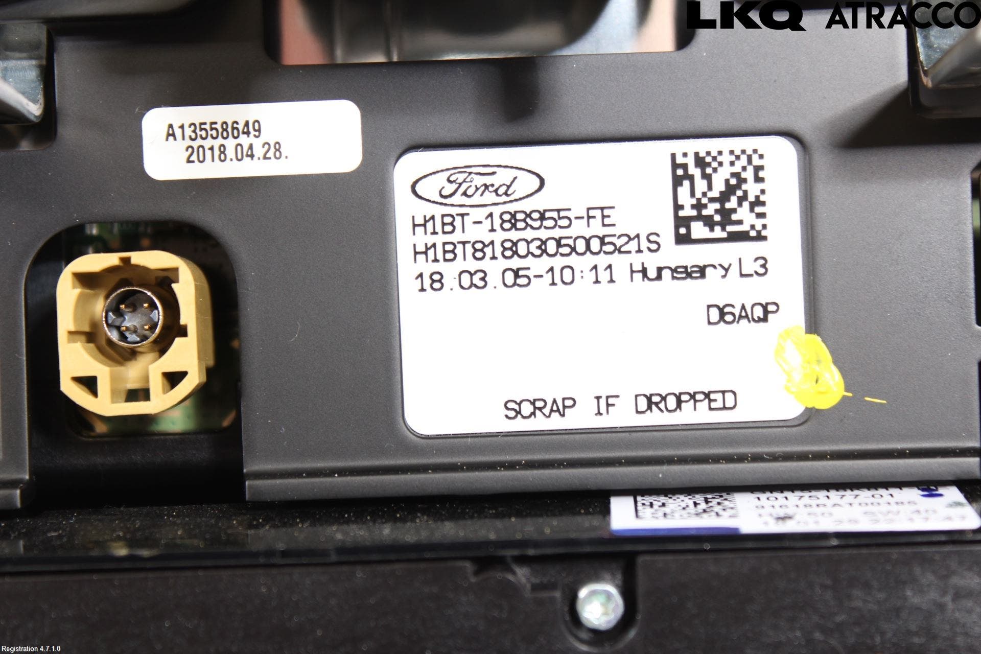 Ford ECOSPORT 17- Bildskärm