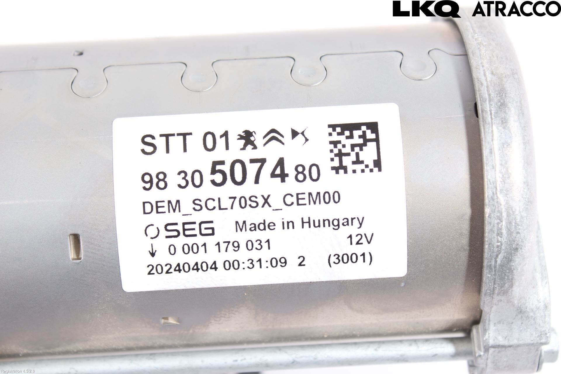 Citroen C4/E-C4 C4X/E-C4X III 21- Startmotor