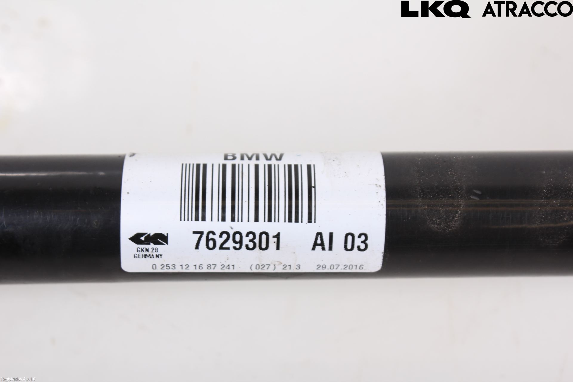 BMW 1 F20/F21 11-19 Drivaxel Bak Vänster