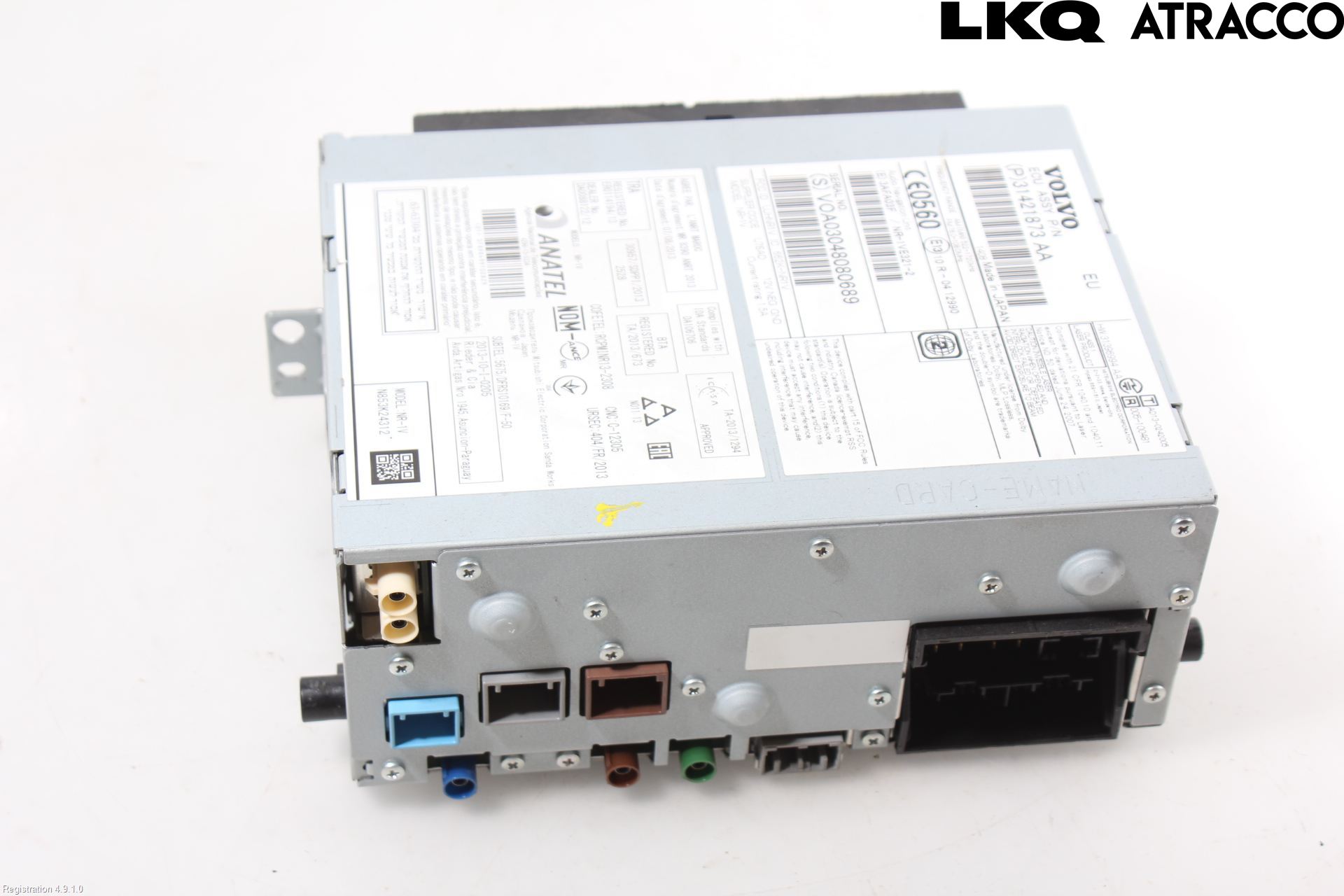 Volvo V60 14-18 Cd Radio - Multimediapanel