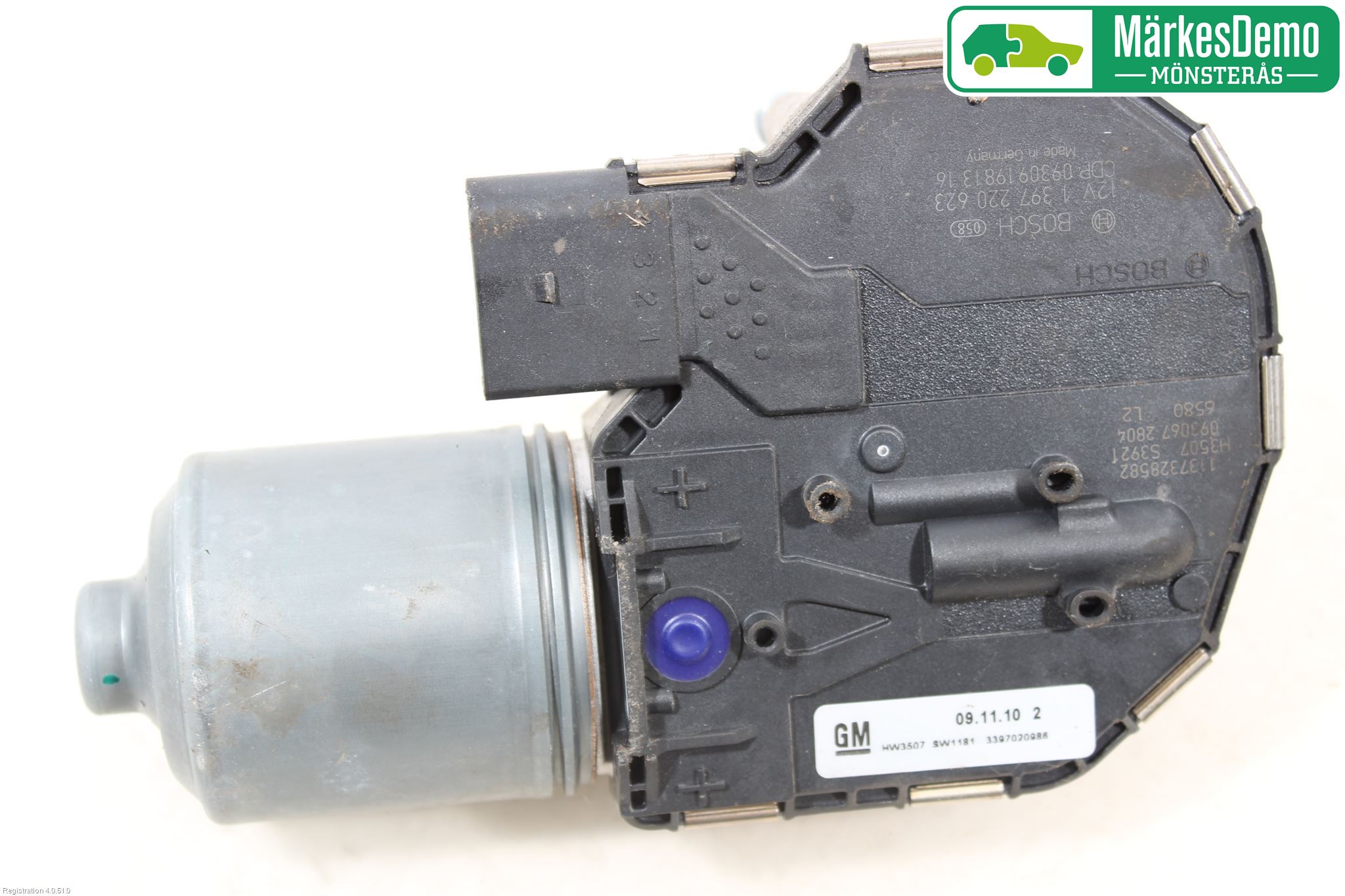 Opel ASTRA J 10-15 Torkarmotor Vindruta