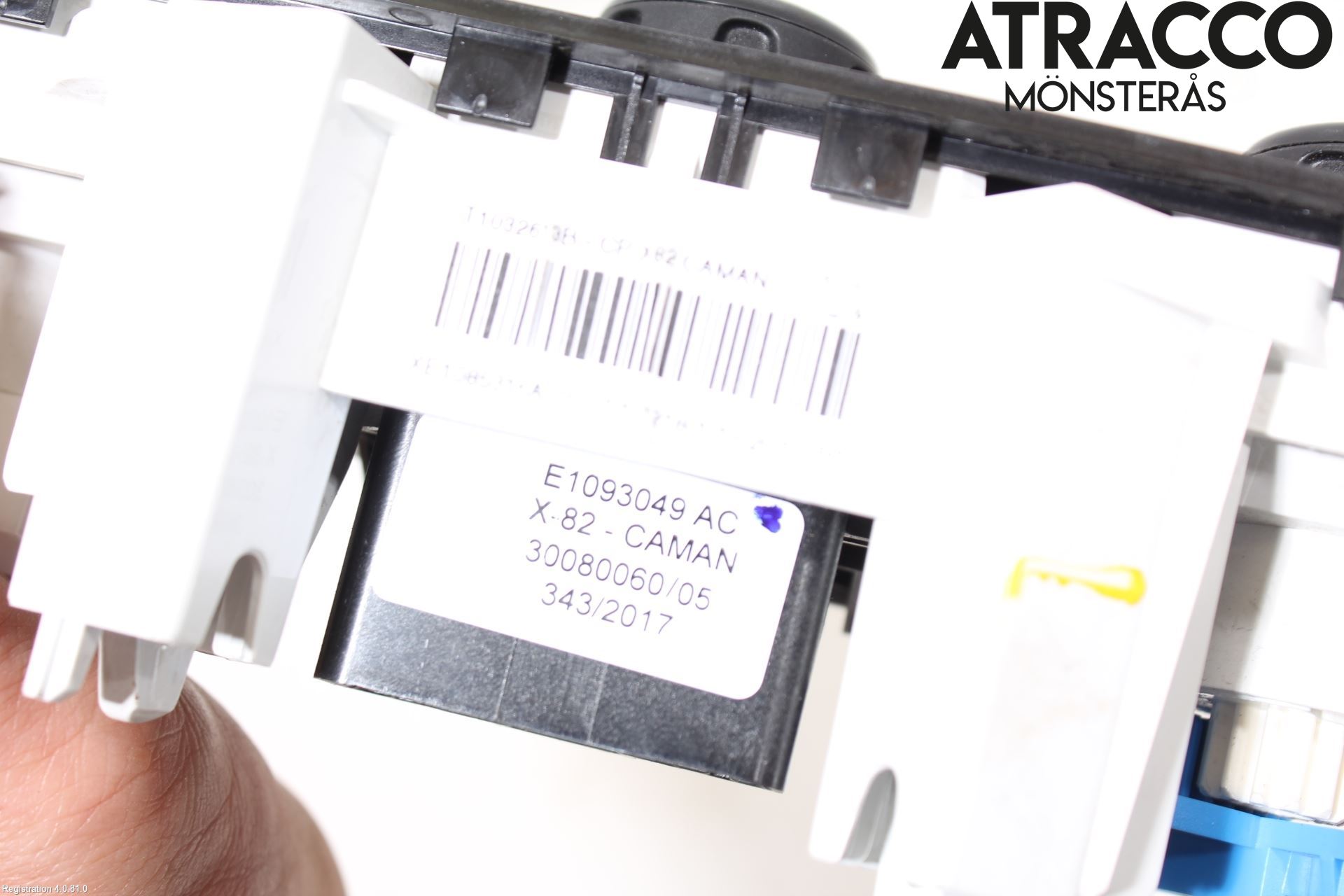 Renault TRAFIC/E-TECH 15- Ac Styrenhet Ac Manöveren