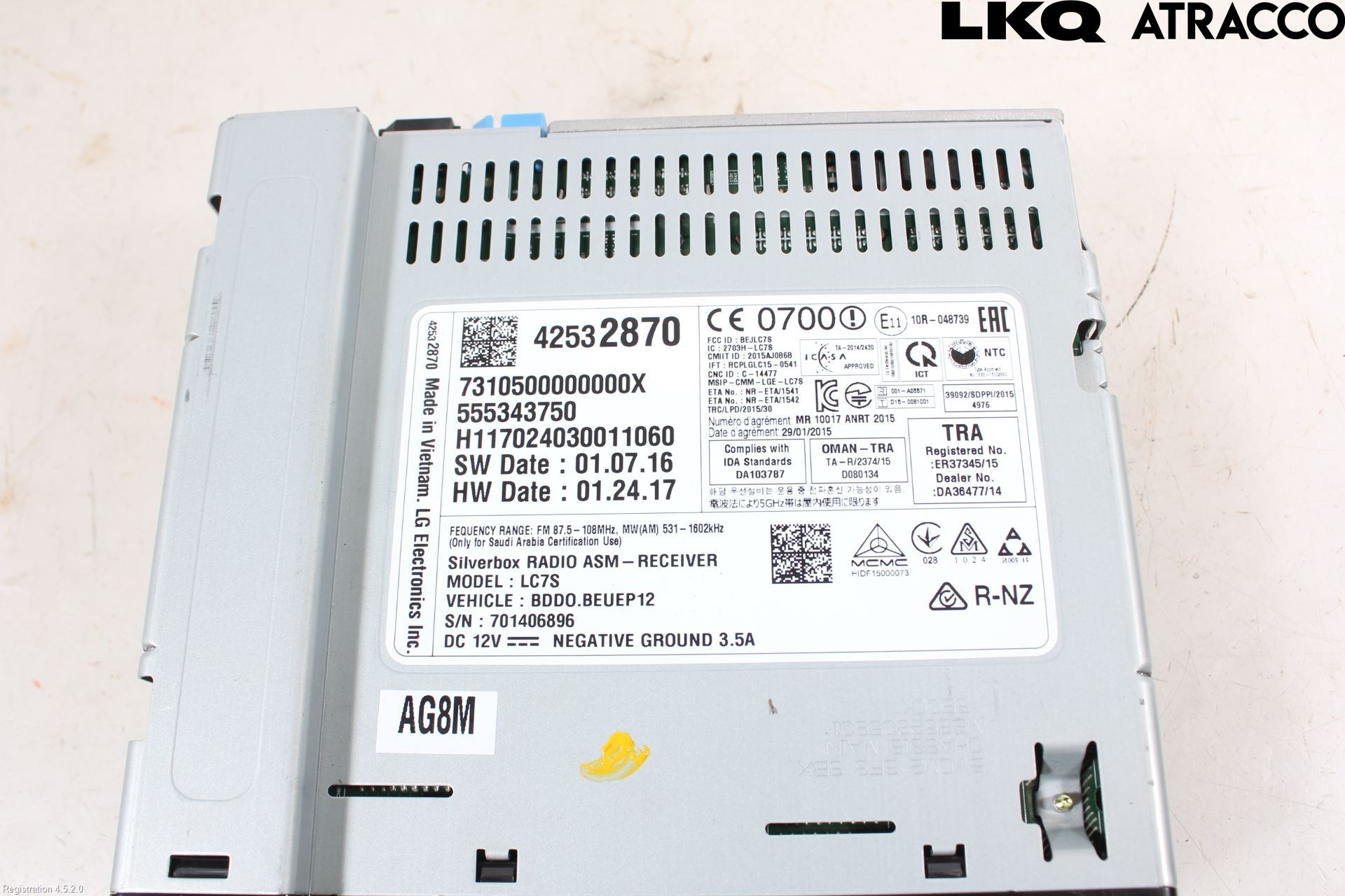 Opel ASTRA K 16-22 Radio