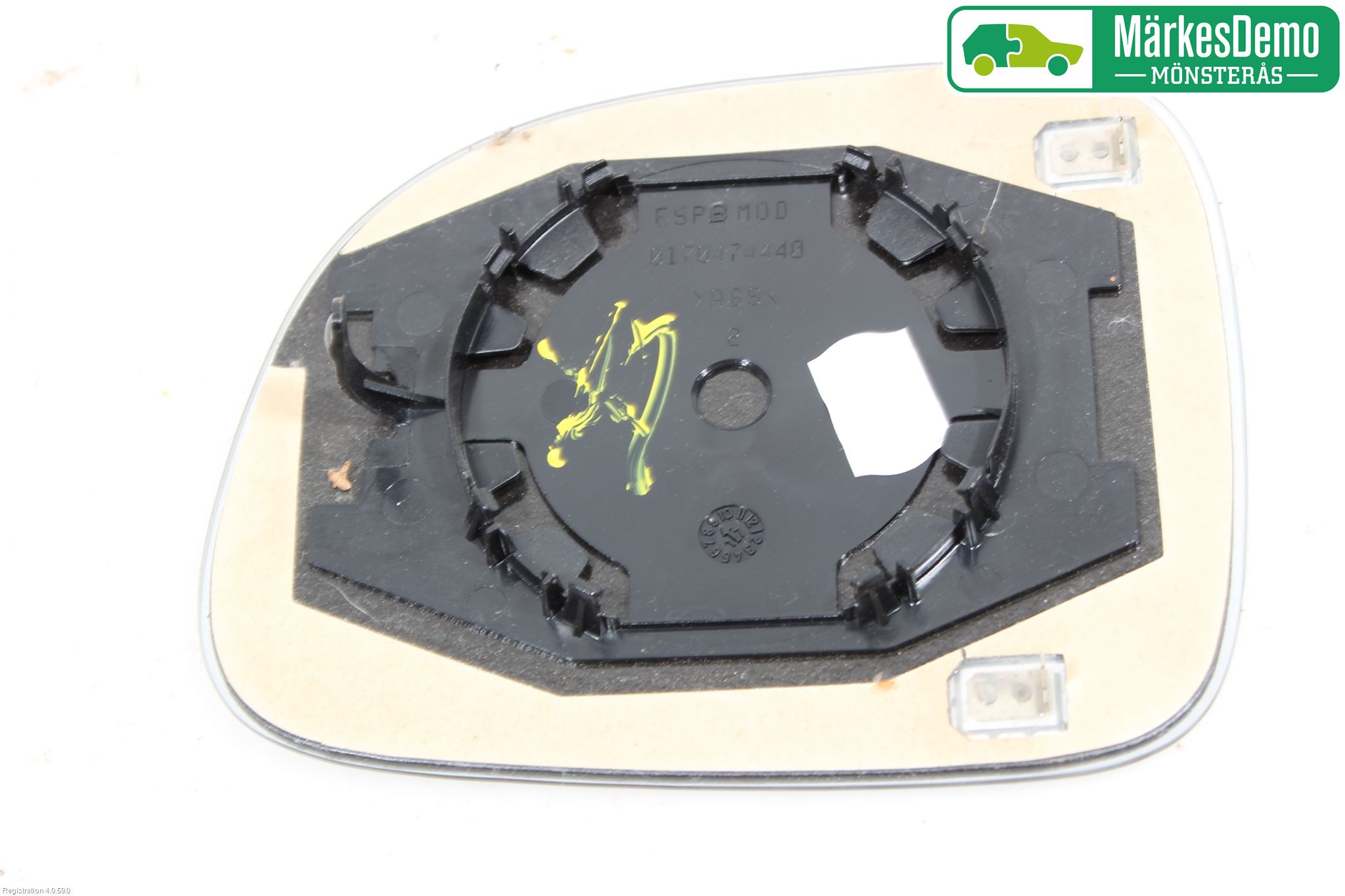 Fiat PANDA 12- Spegelglas Hö