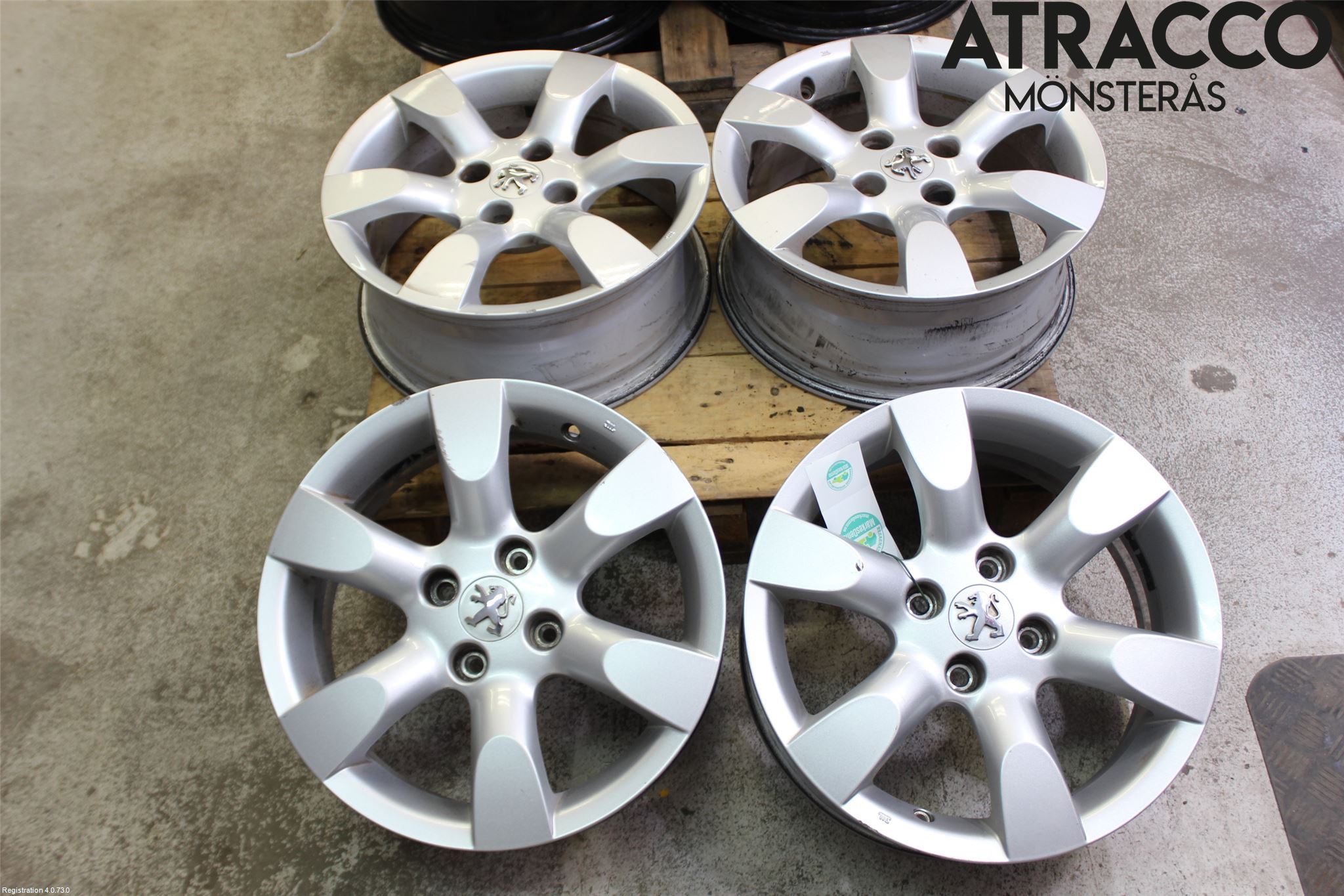 Peugeot 307     05-08 Fälgsats Aluminium