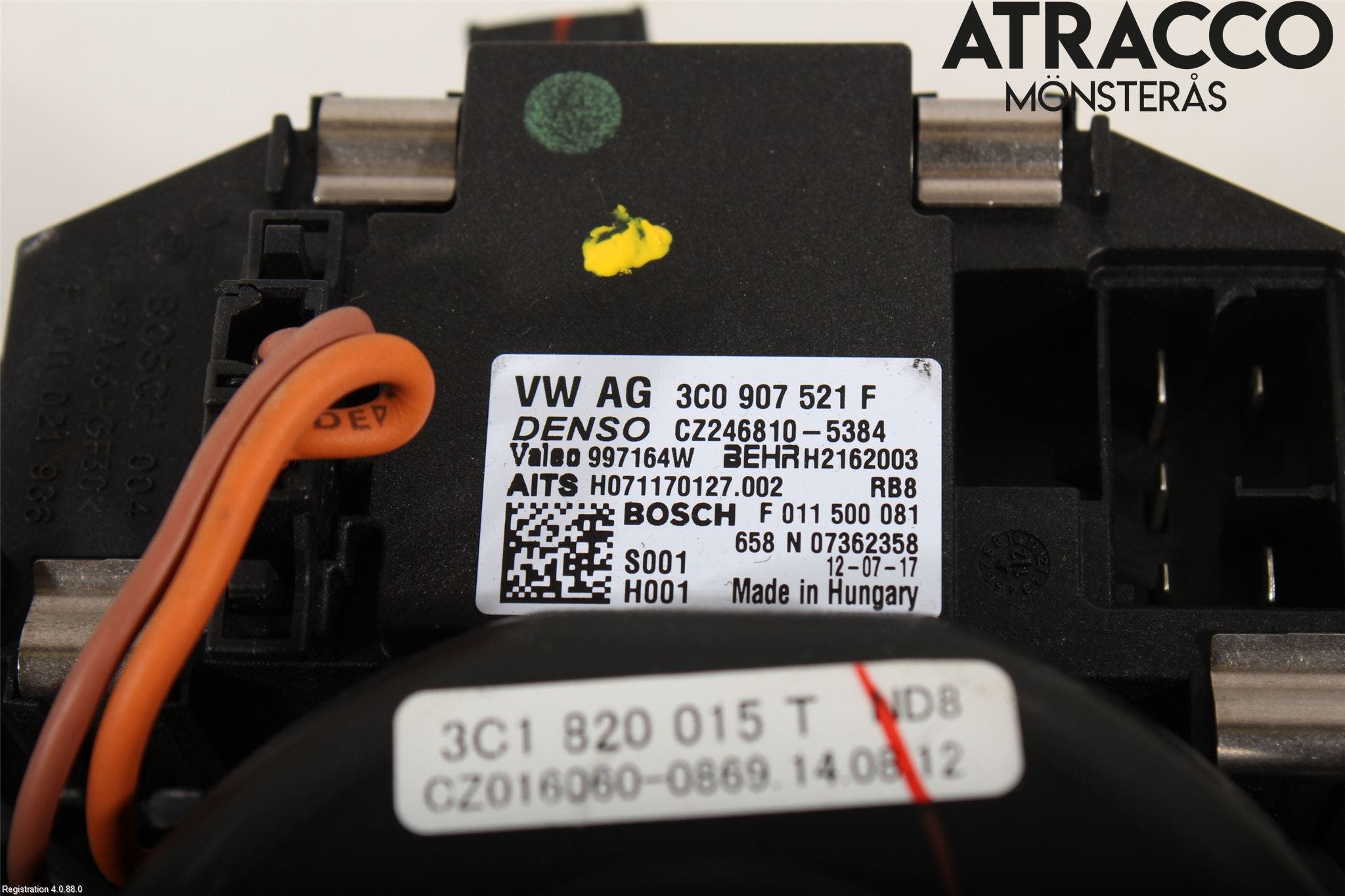 Volkswagen VW TIGUAN 07-16 Värmefläkt