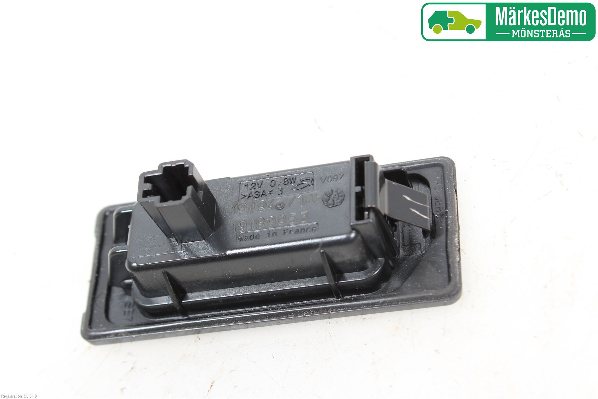 Volkswagen VW GOLF / E-GOLF VII 13-20 Skylt Belysning