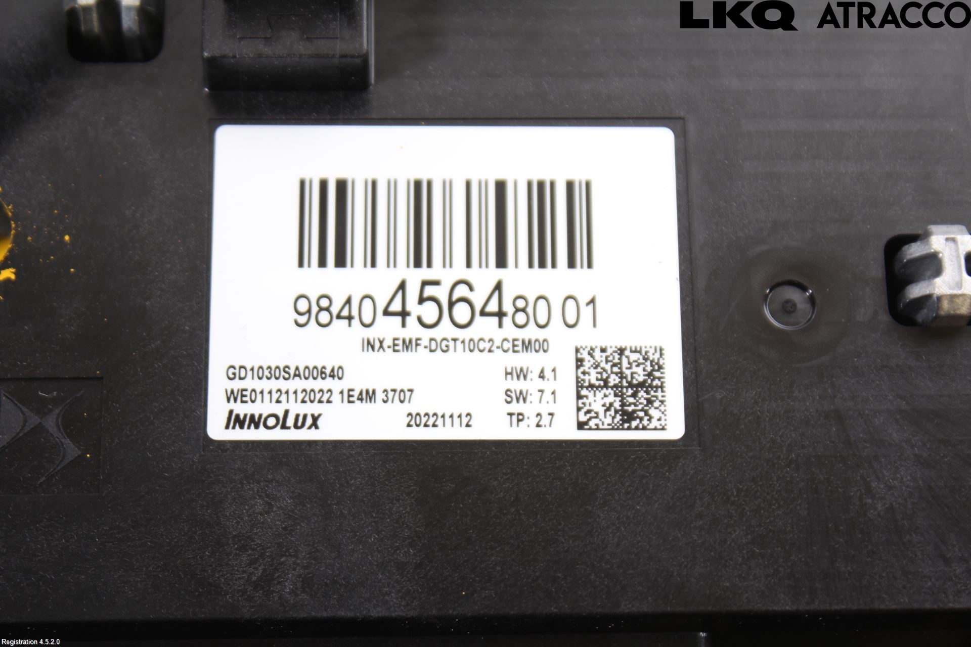 Citroen C4/E-C4 C4X/E-C4X III 21- Multifunktionsdisplay