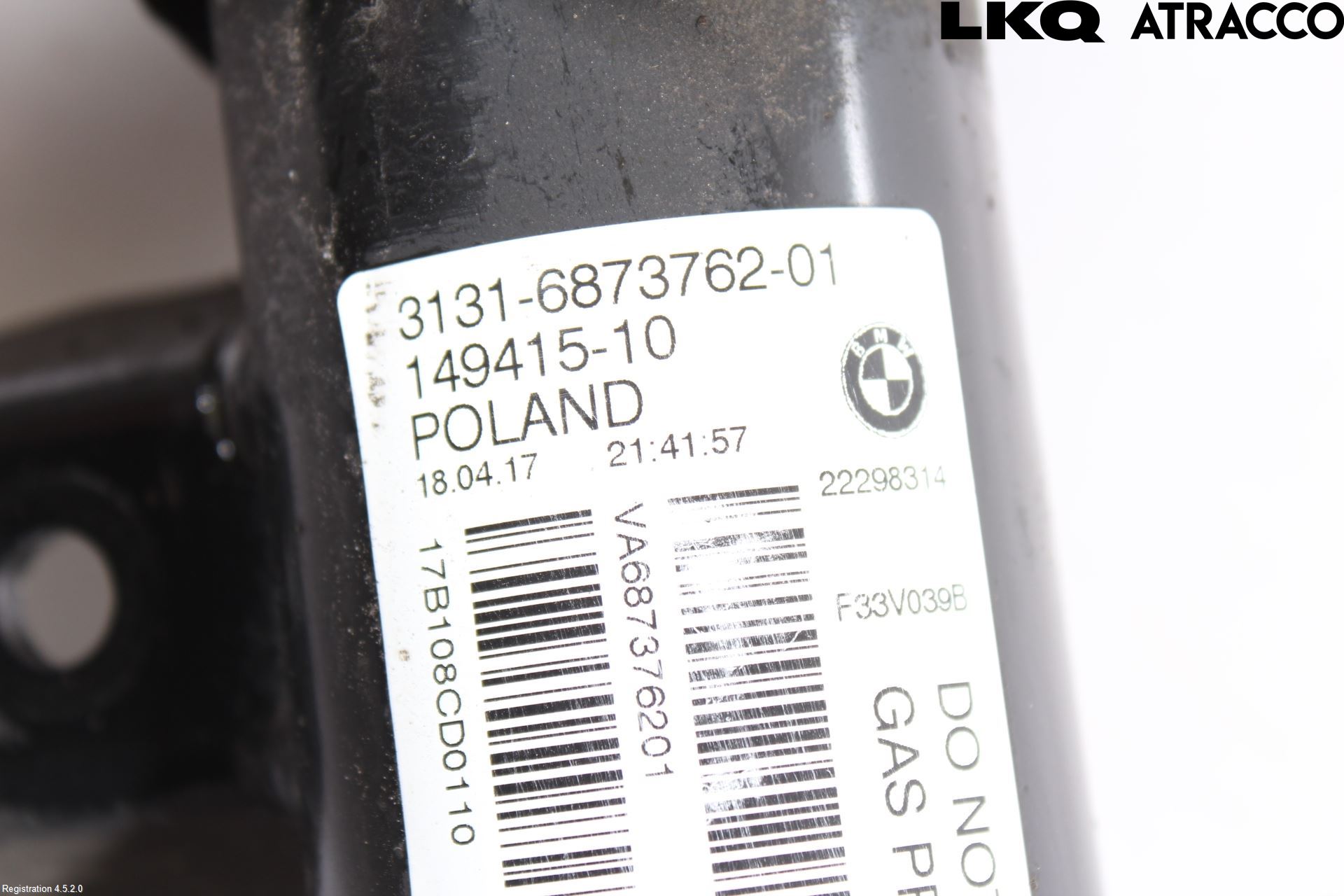 BMW 4 F32/F33/F82/F83 13-20 Fjäderben Fram Vänster