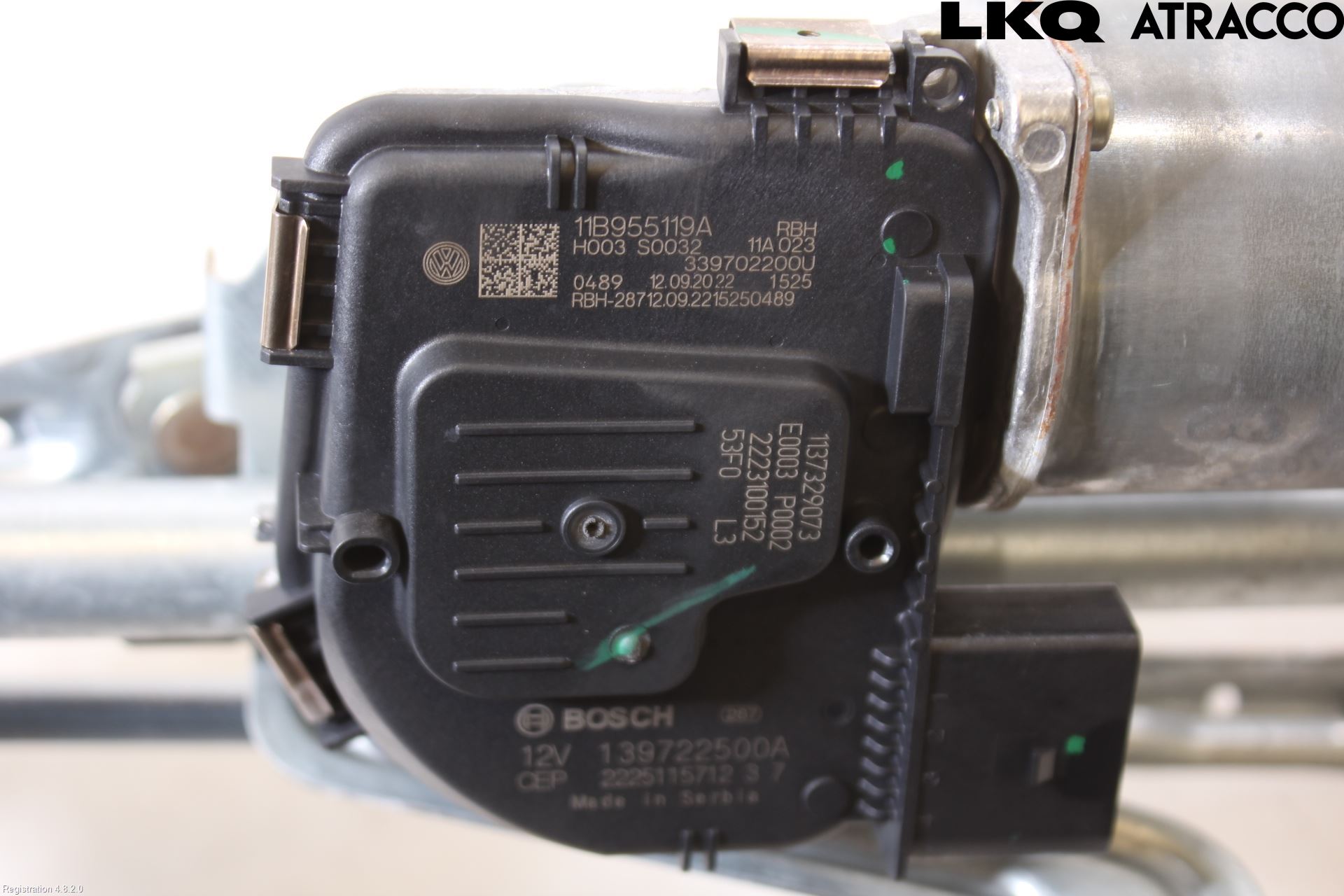 Volkswagen VW ID.4 21- Torkarmotor Vindruta