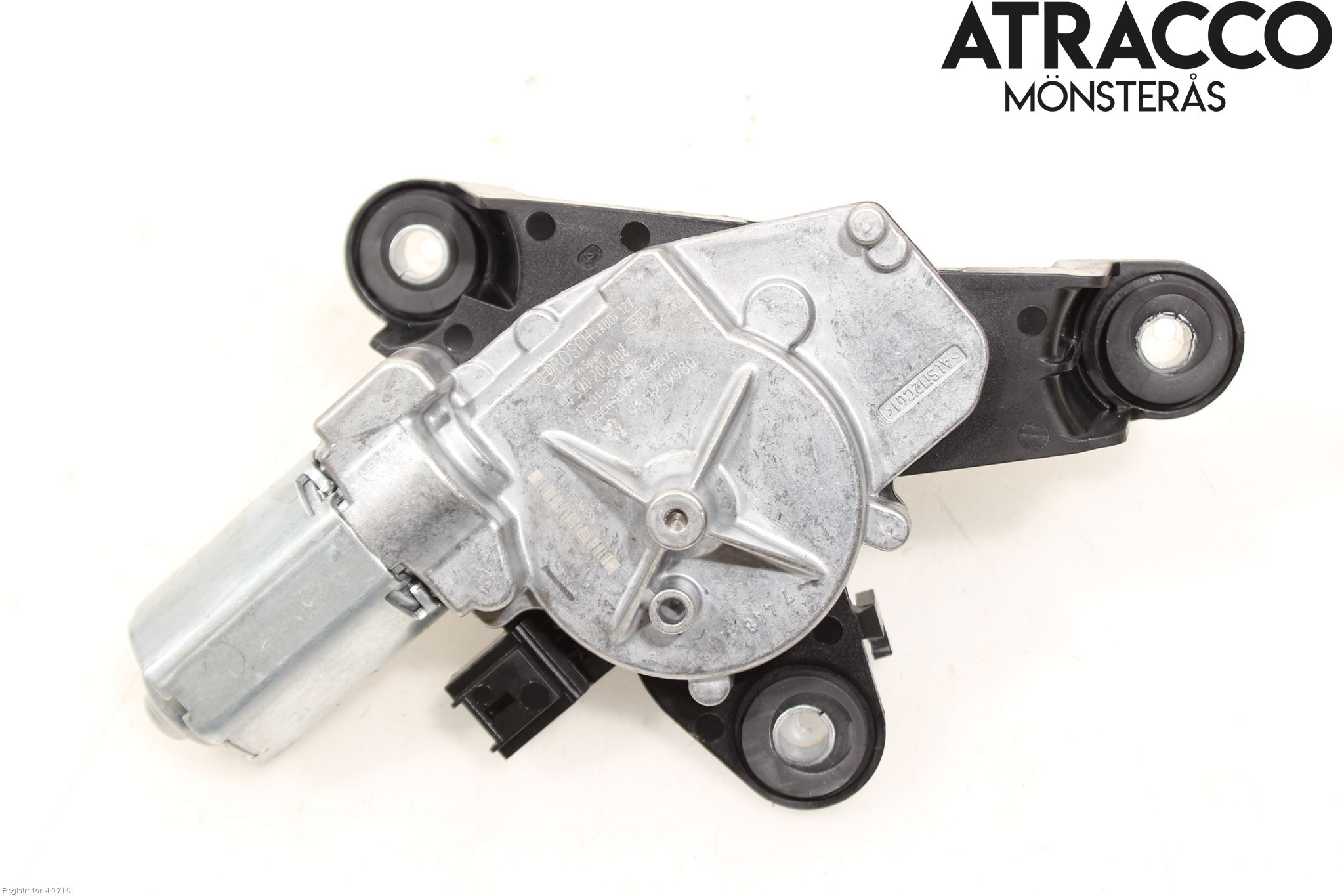 Peugeot 3008 17-24 Torkarmotor Baklucka