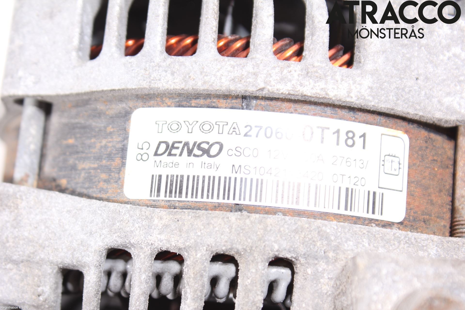 Toyota AVENSIS 09-15 Generator