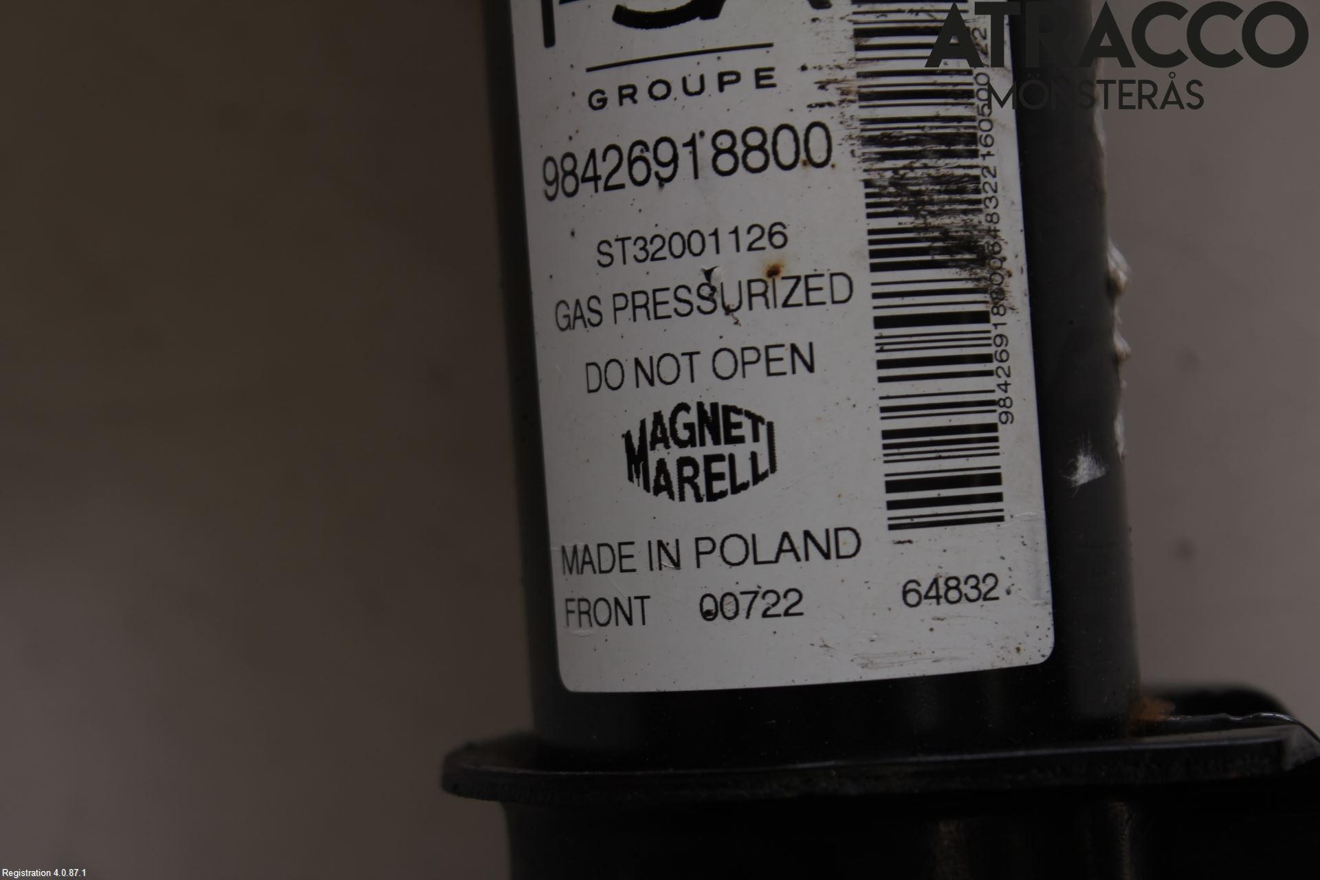 Opel MOKKA 21- Fjäderben Fram Höger