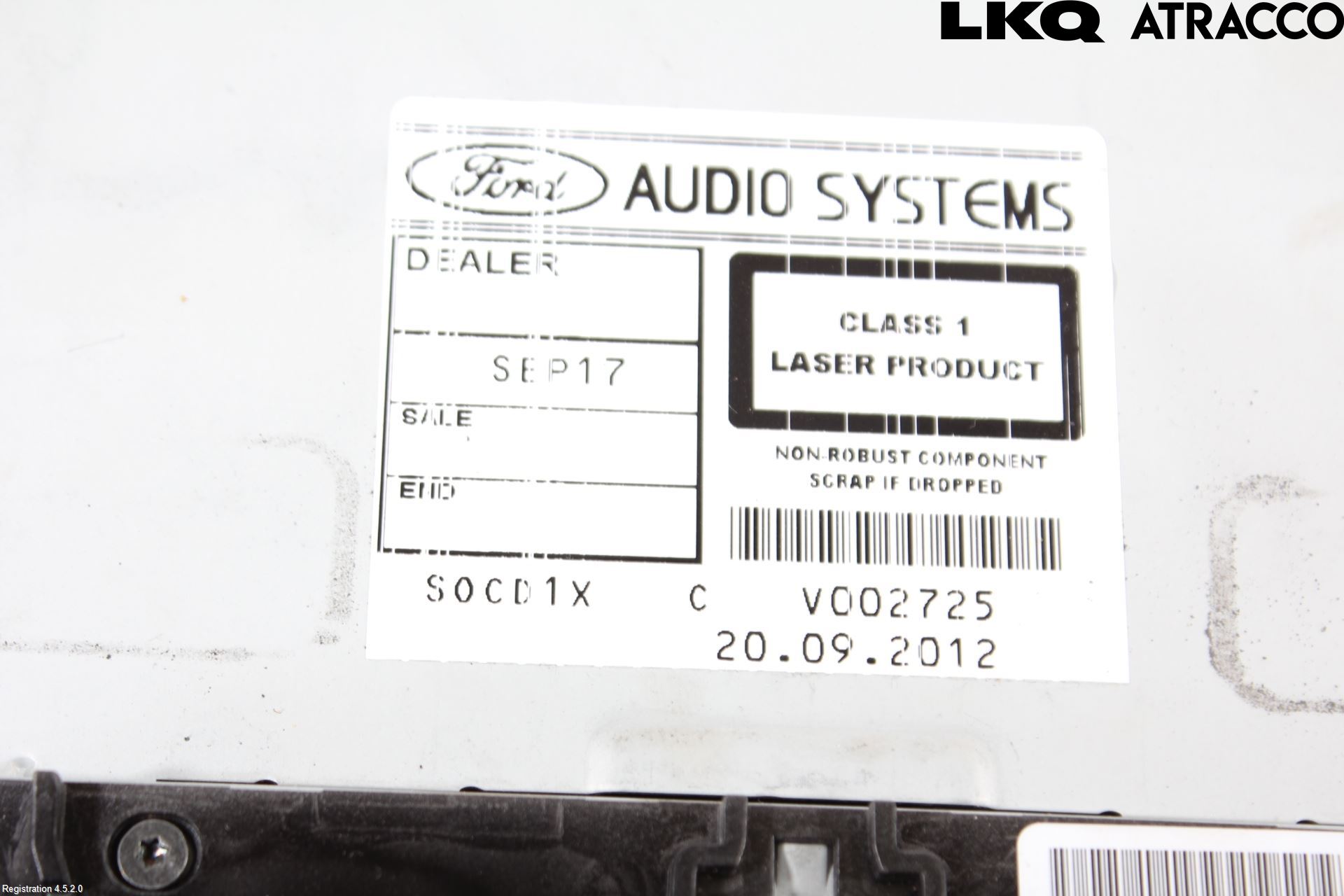 Ford S-MAX 06-15 Cd Radio - Multimediapanel