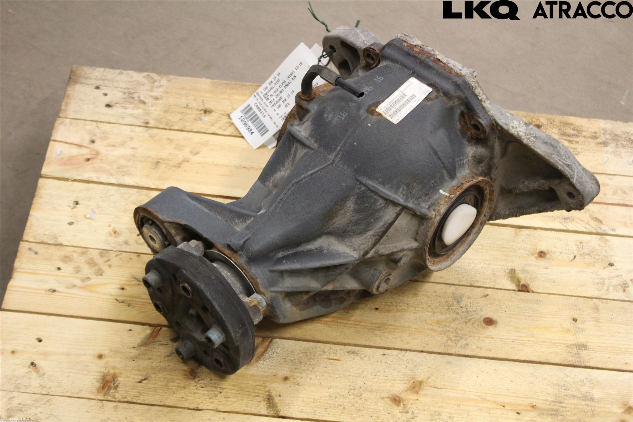 Mercedes-Benz MB ML/GLE-KLASS (W166) 12-18 Bakväxel-Diff