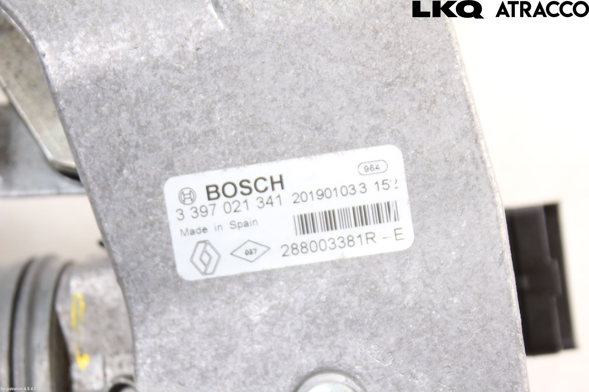 Renault ZOE/E-TECH 13- Torkarmotor Vindruta