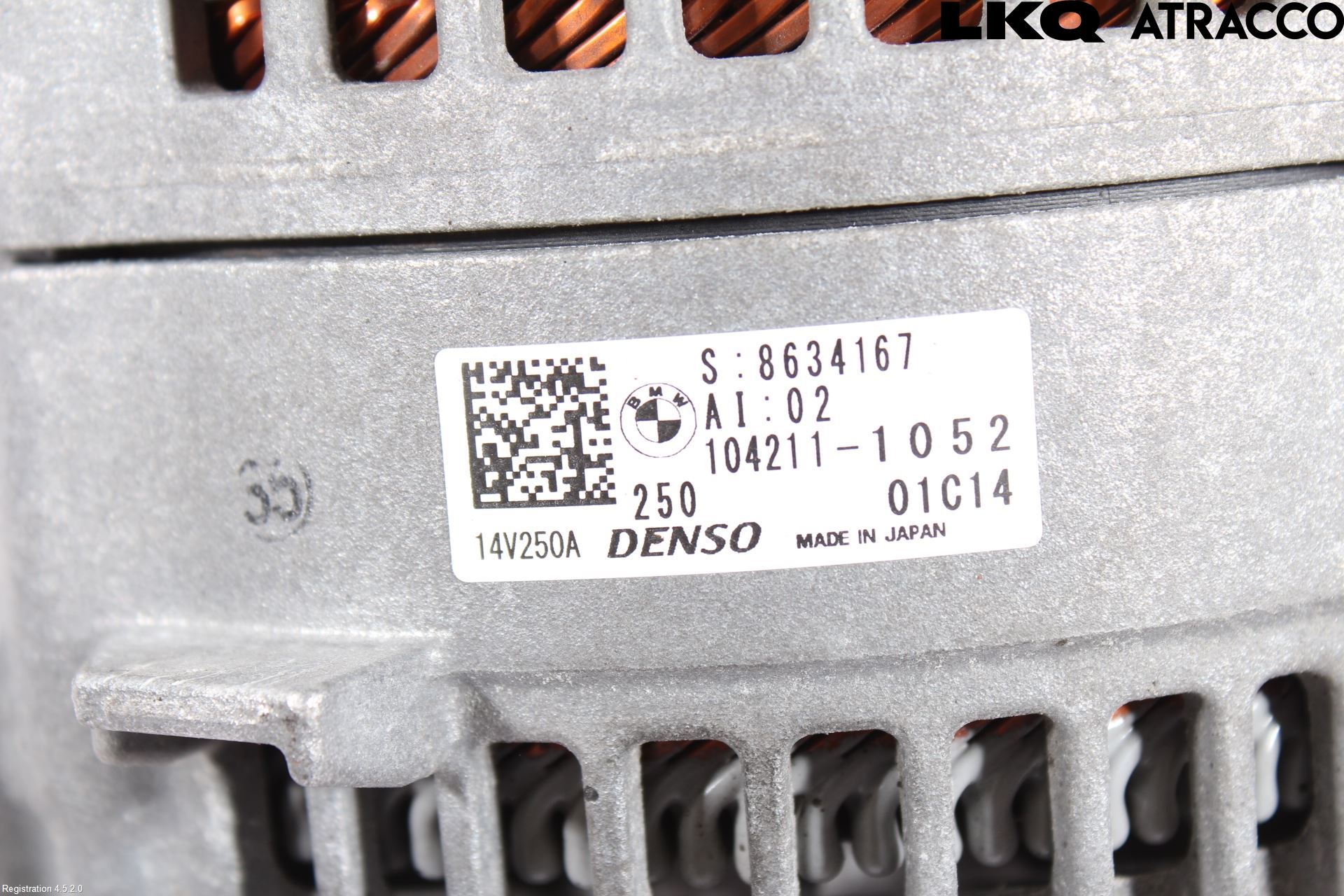 BMW 5 G30/G31/F90 17-23 Generator