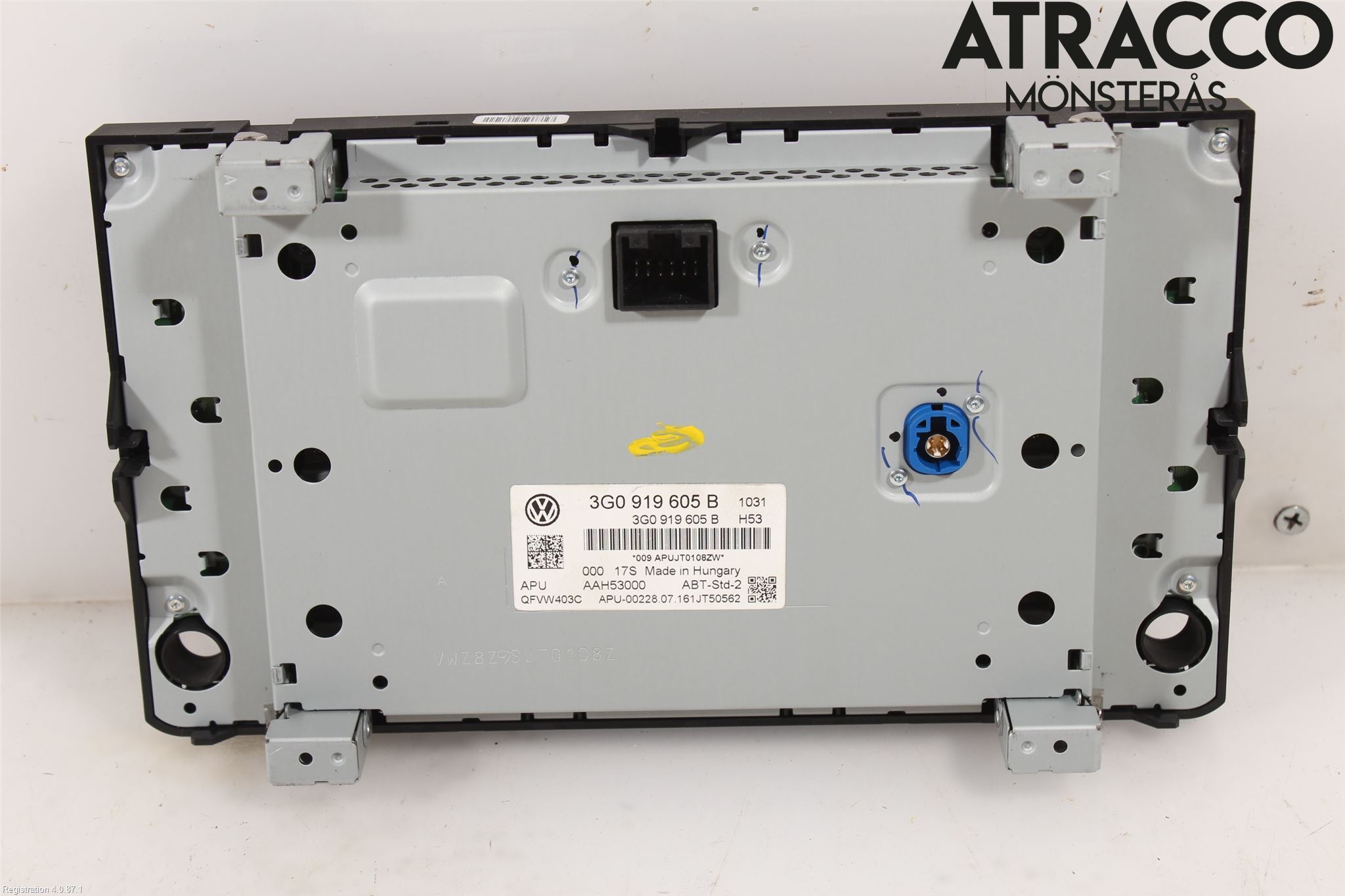 Volkswagen VW PASSAT 15-19 Multifunktionsdisplay